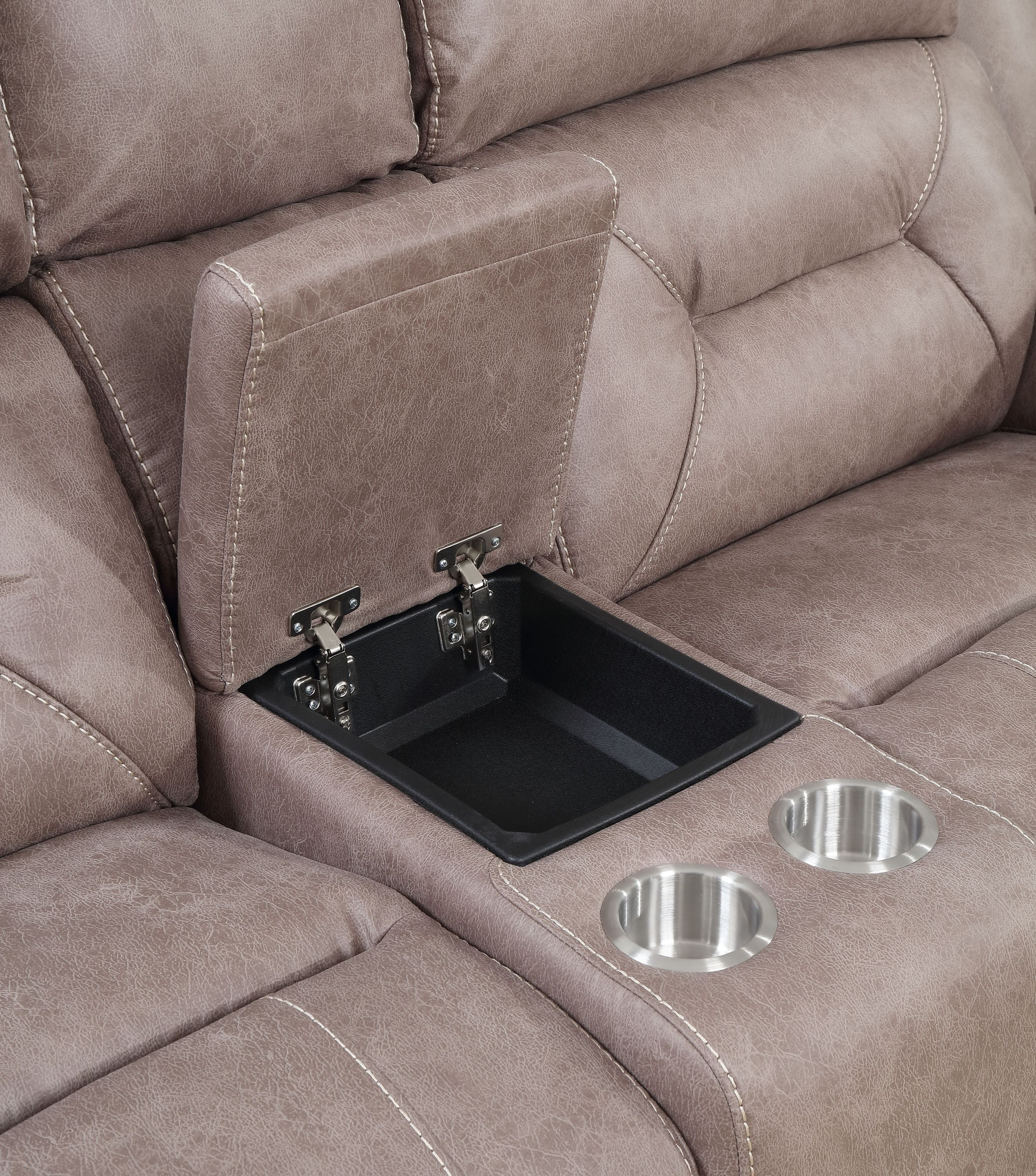 Steve Silver Aria - Power Reclining 3 Piece Living Room Set - Gray - Image 7