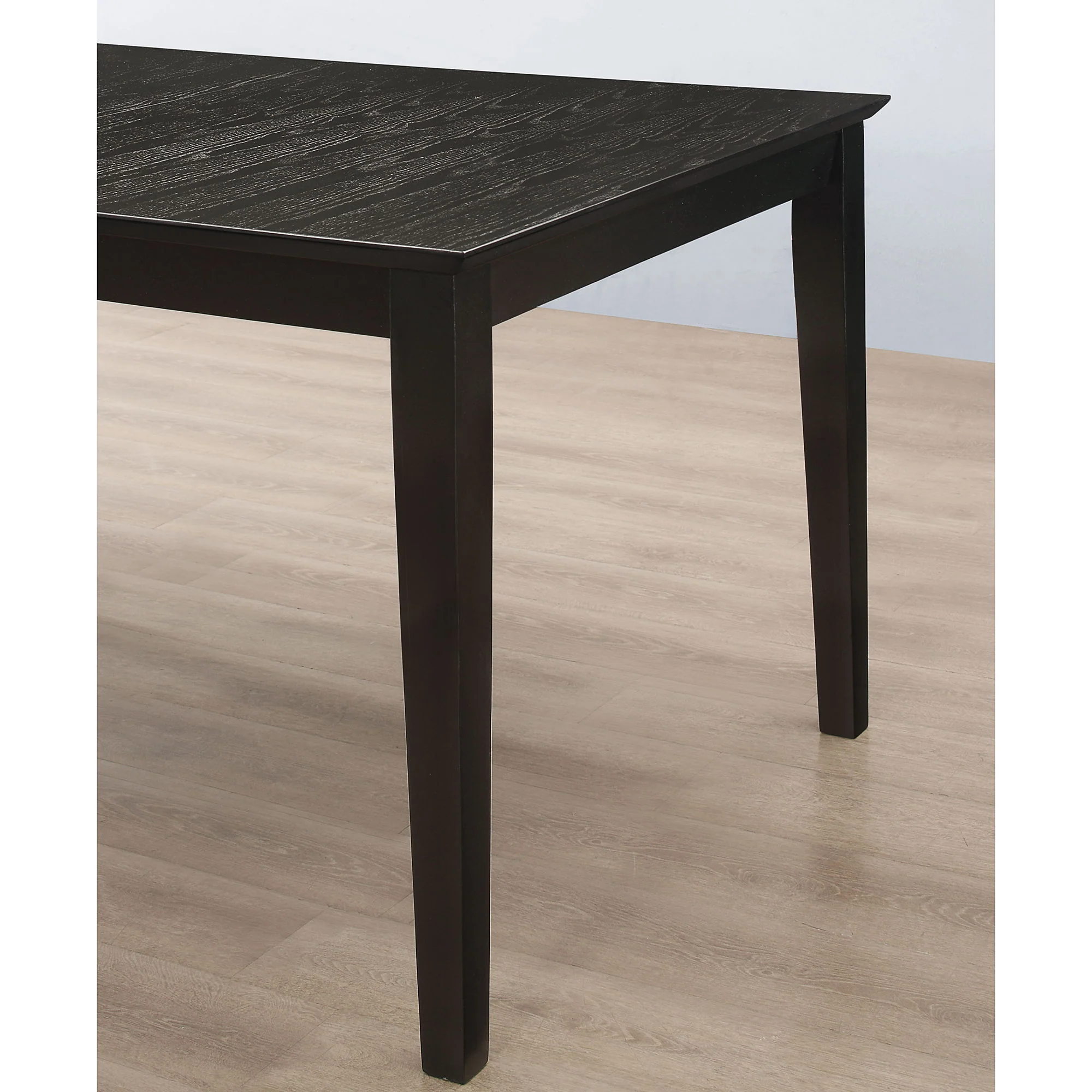 Alexander - Rectangular Extension Leaf Dining Table - Black - Image 2