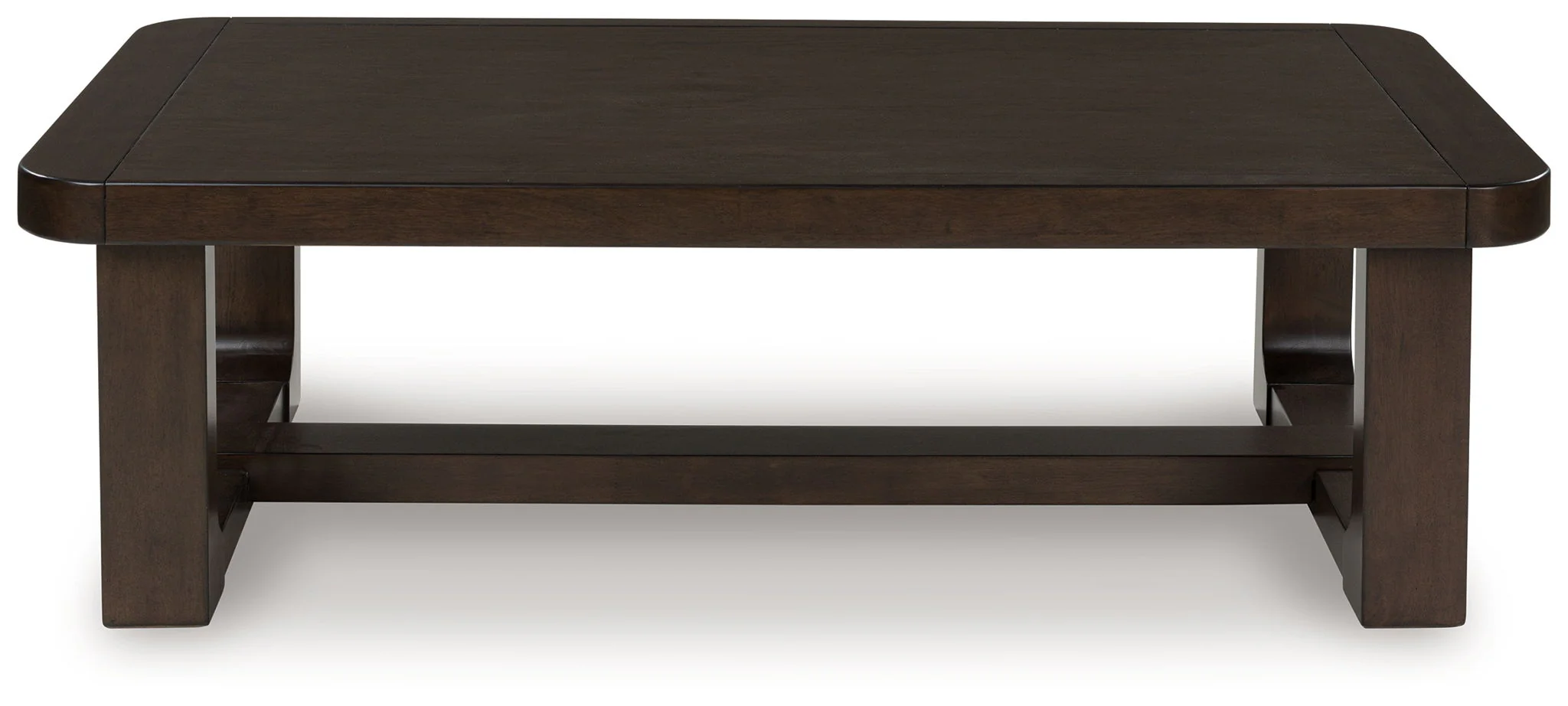 Breckington - Rectangular Cocktail Table - Dark Brown - Image 4