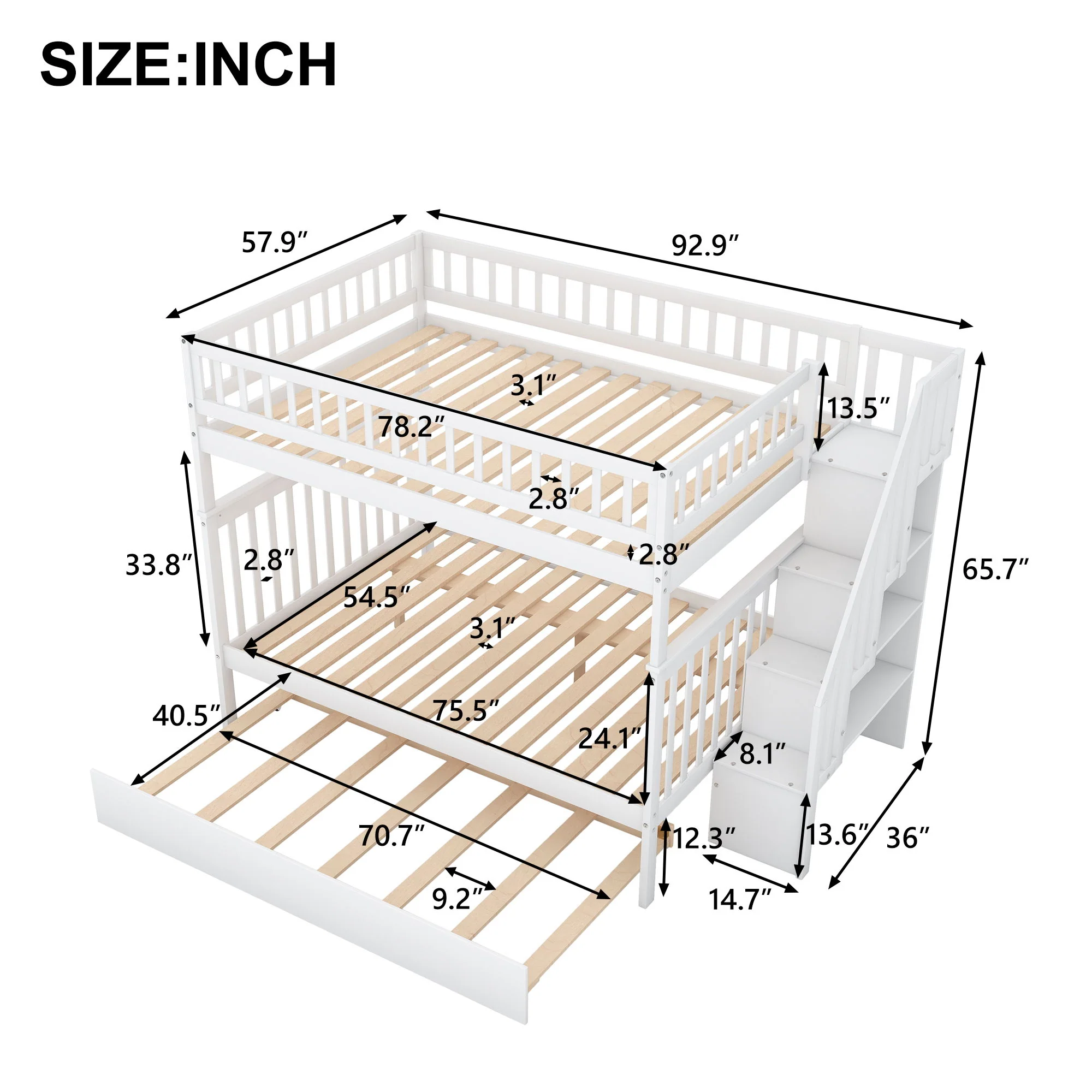 Bunk Bed With Staircase - Image 39