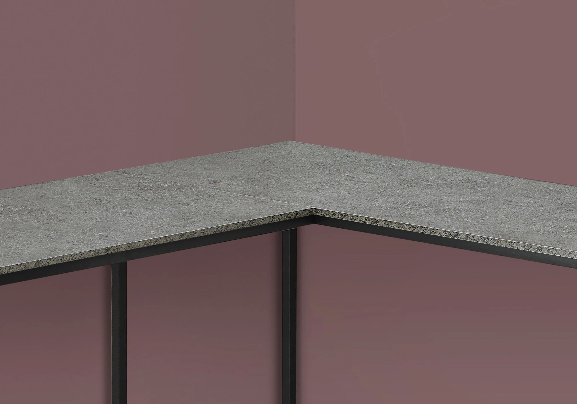 Computer Desk, Home Office, Corner, L Shape, Laptop, Contemporary & Modern - Image 2