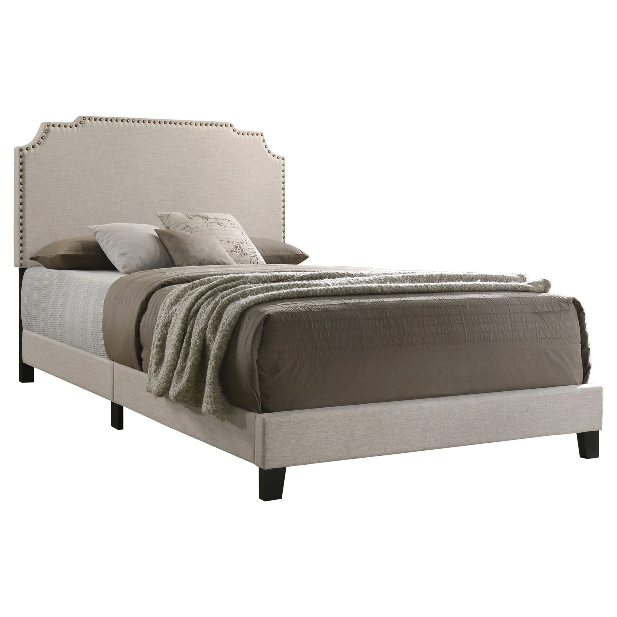 Copper - Eastern King Panel Bed - Beige - Image 2