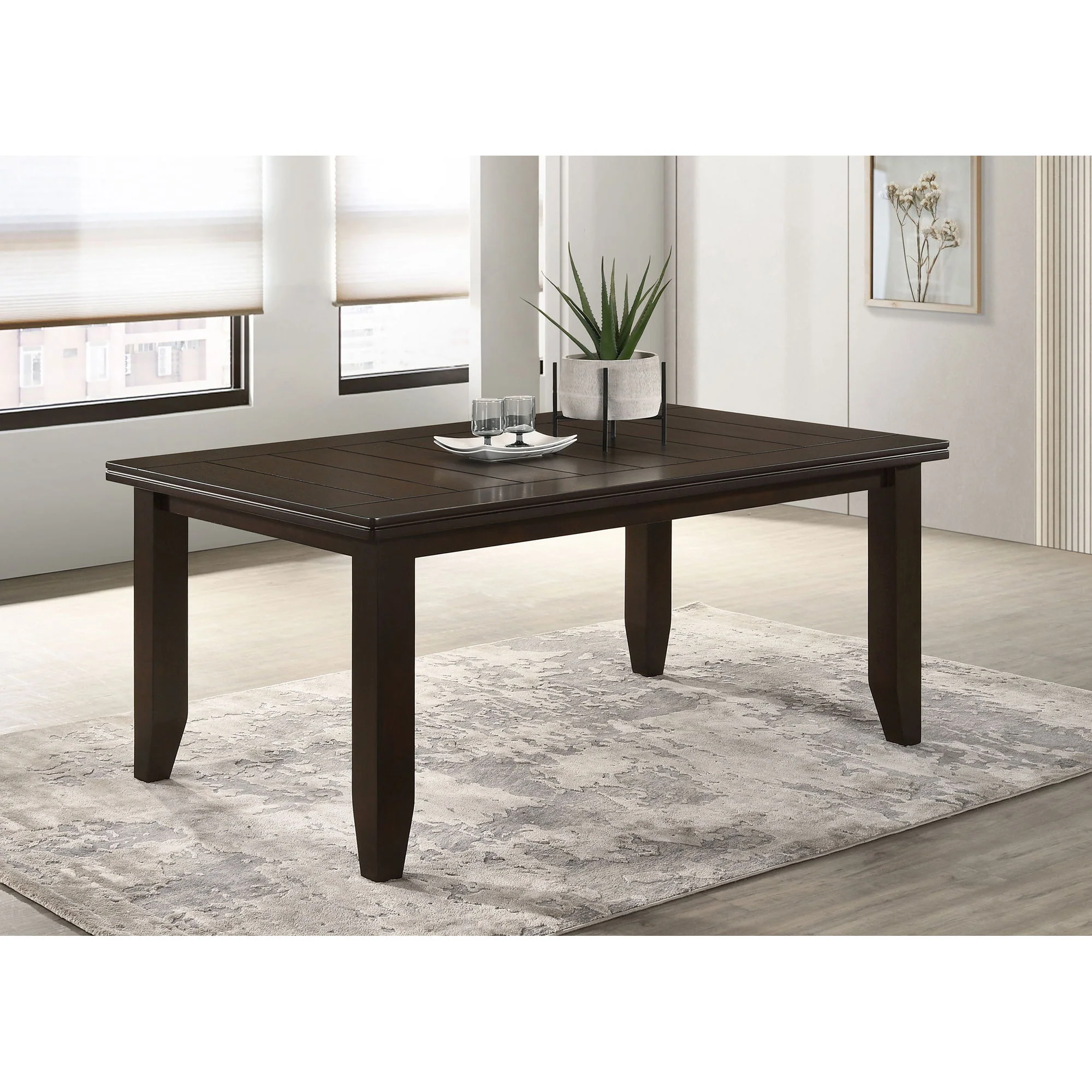 Cornish - Rectangle Dining Table - Cappuccino - Image 2