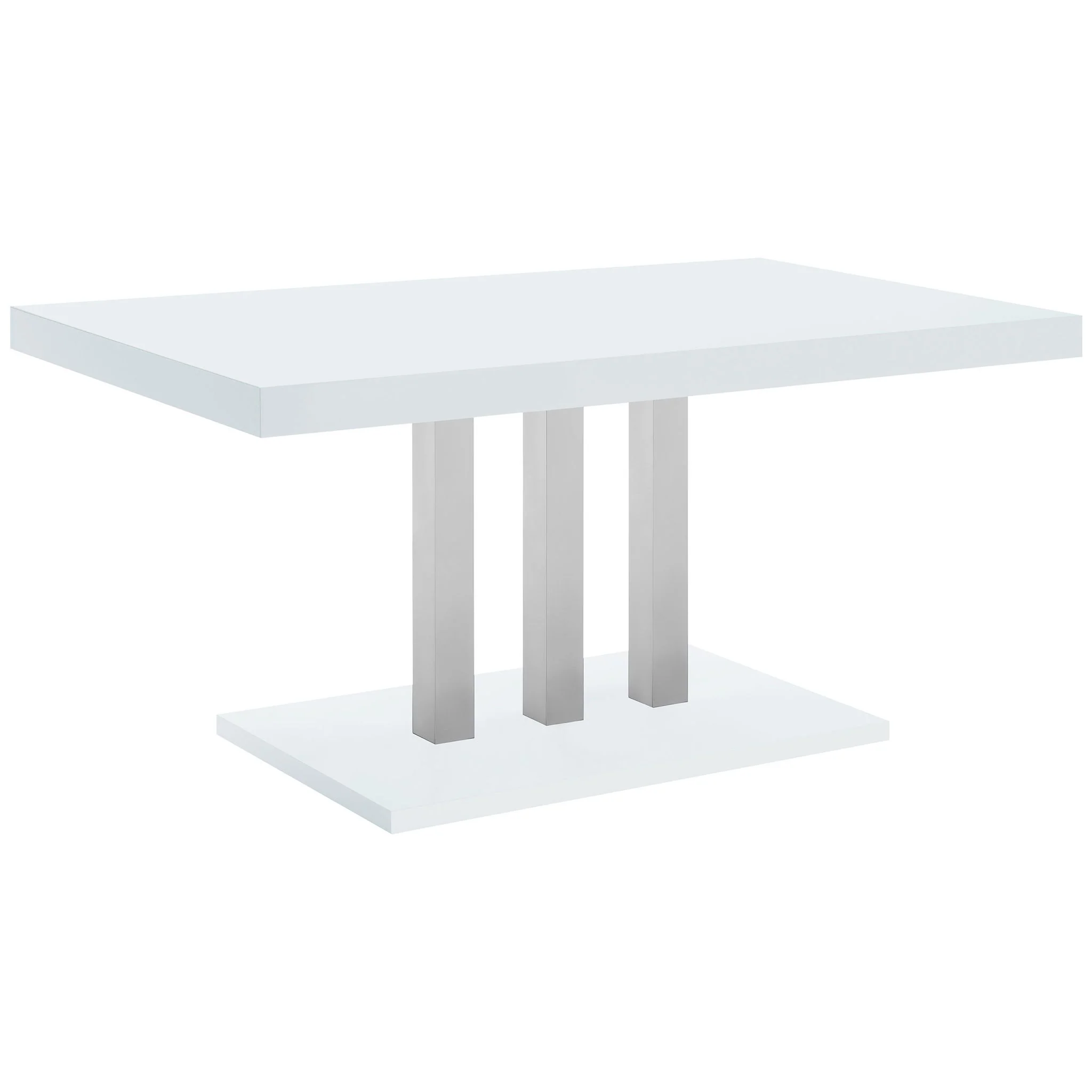 Creston - Rectangular Dining Table - White - Image 2