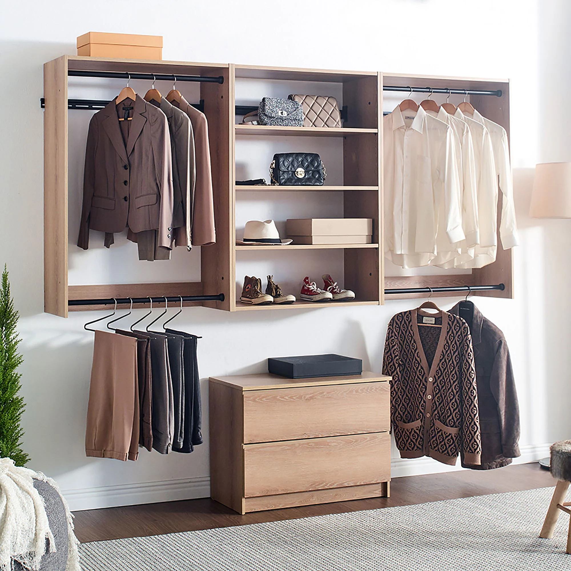 Devi - Wall Mounted Closet System, Modular Units - Image 4