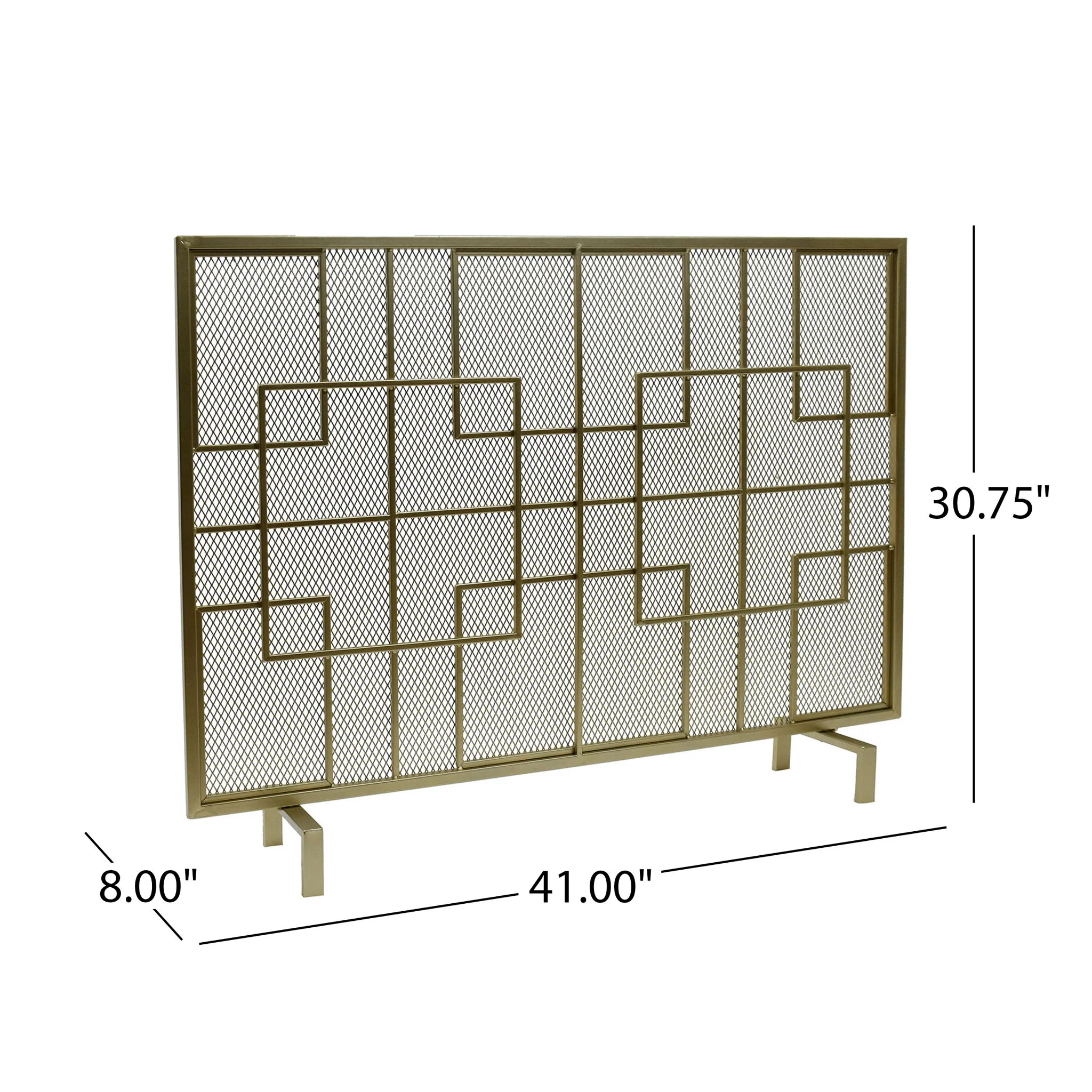 Dorothy - Modern Single Panel Iron Fire Screen - Image 7