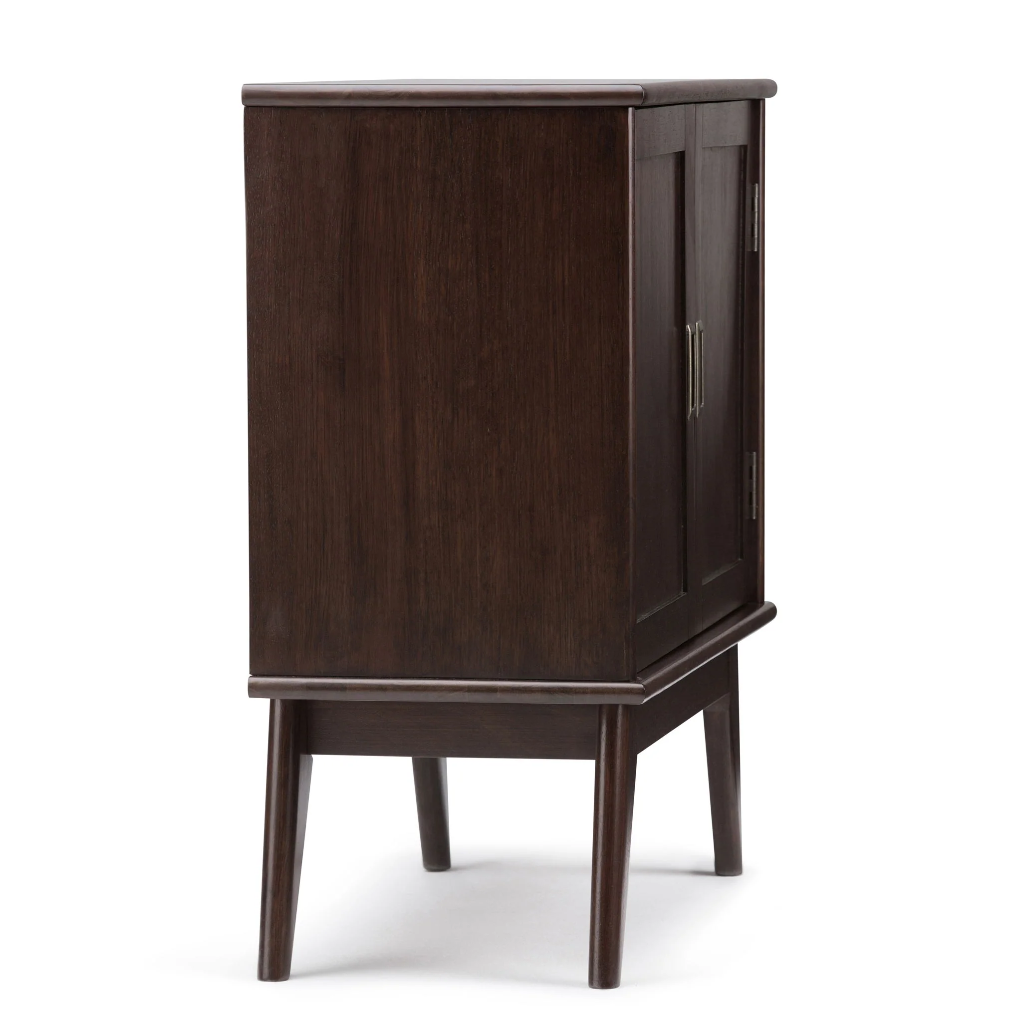 Draper - Low Storage Cabinet - Medium Auburn Brown - Image 2