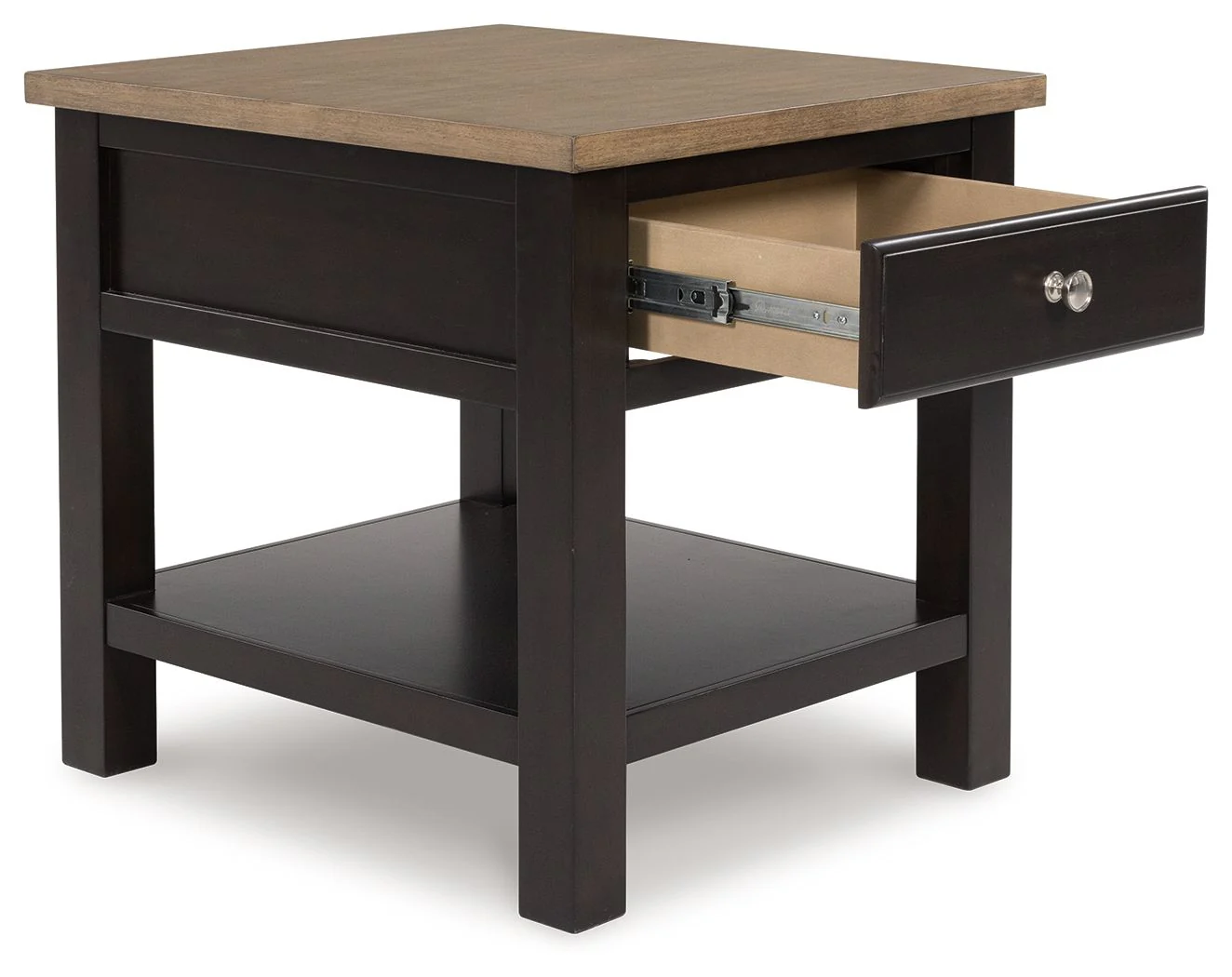 Drazmine - Rectangular End Table - Brown - Image 2