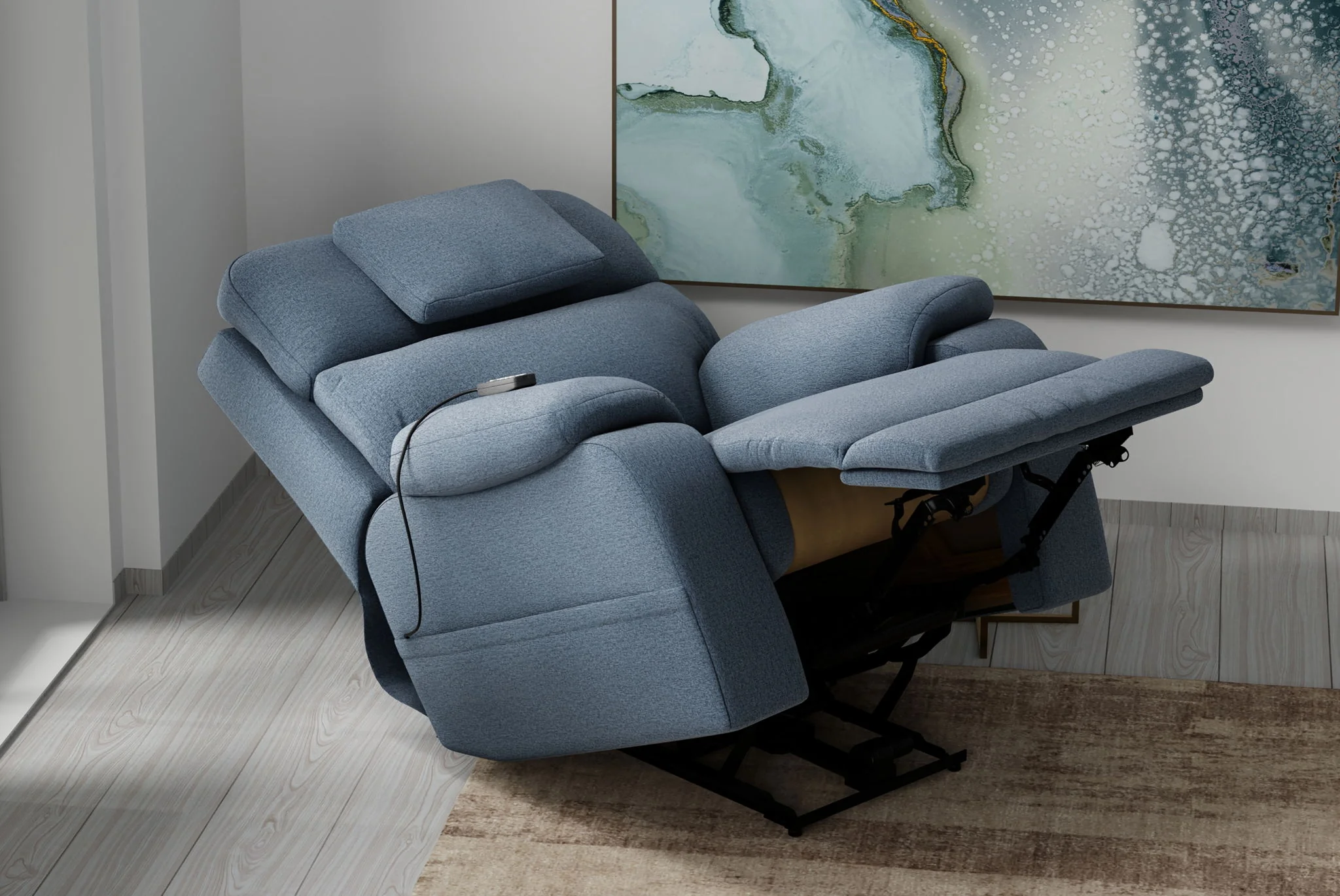 Dreamtime - Power Headrest Power Lay Flat Recliner With CR3 Heat/Massage/Zero Gravity - Image 12