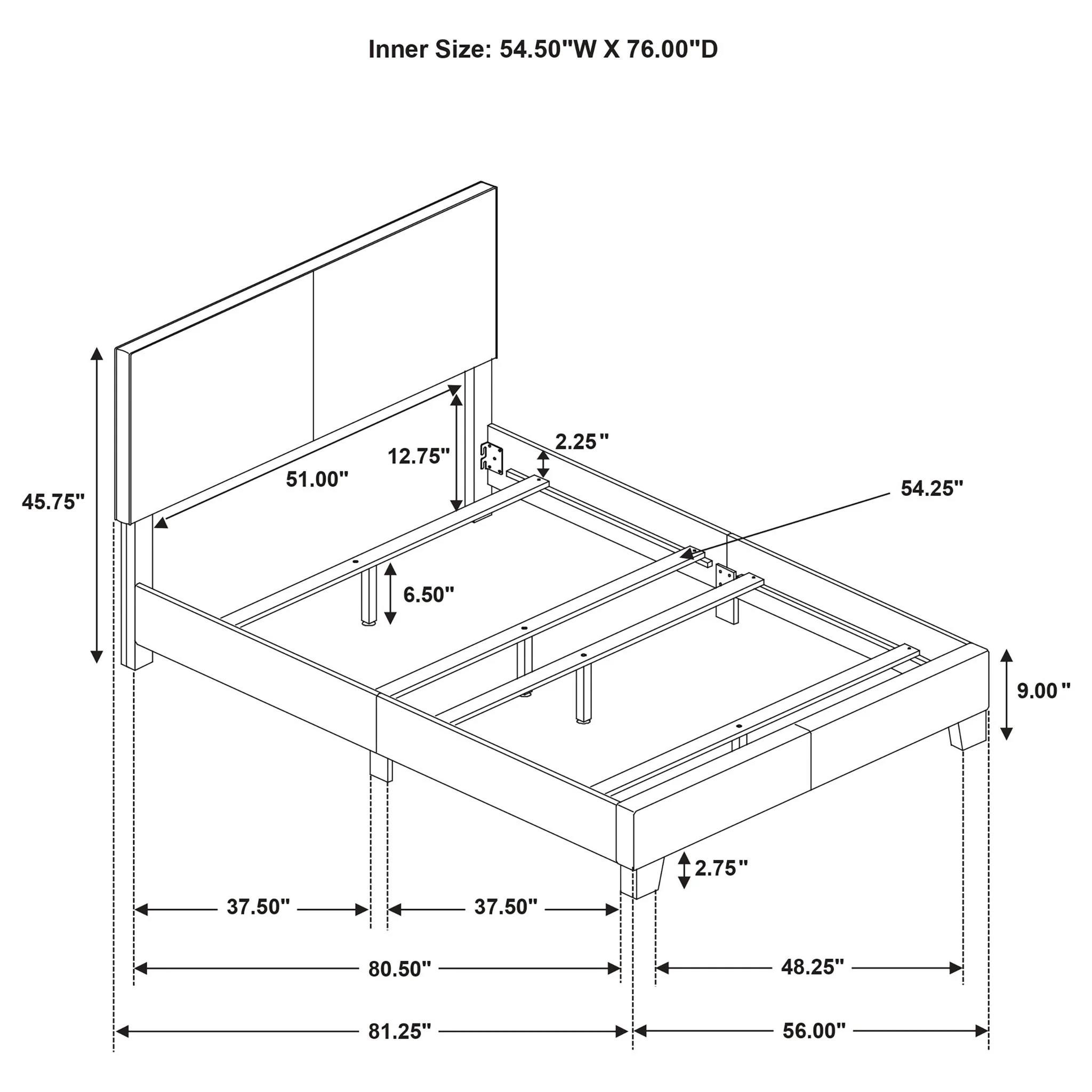 Efram - Panel Bed - Image 12