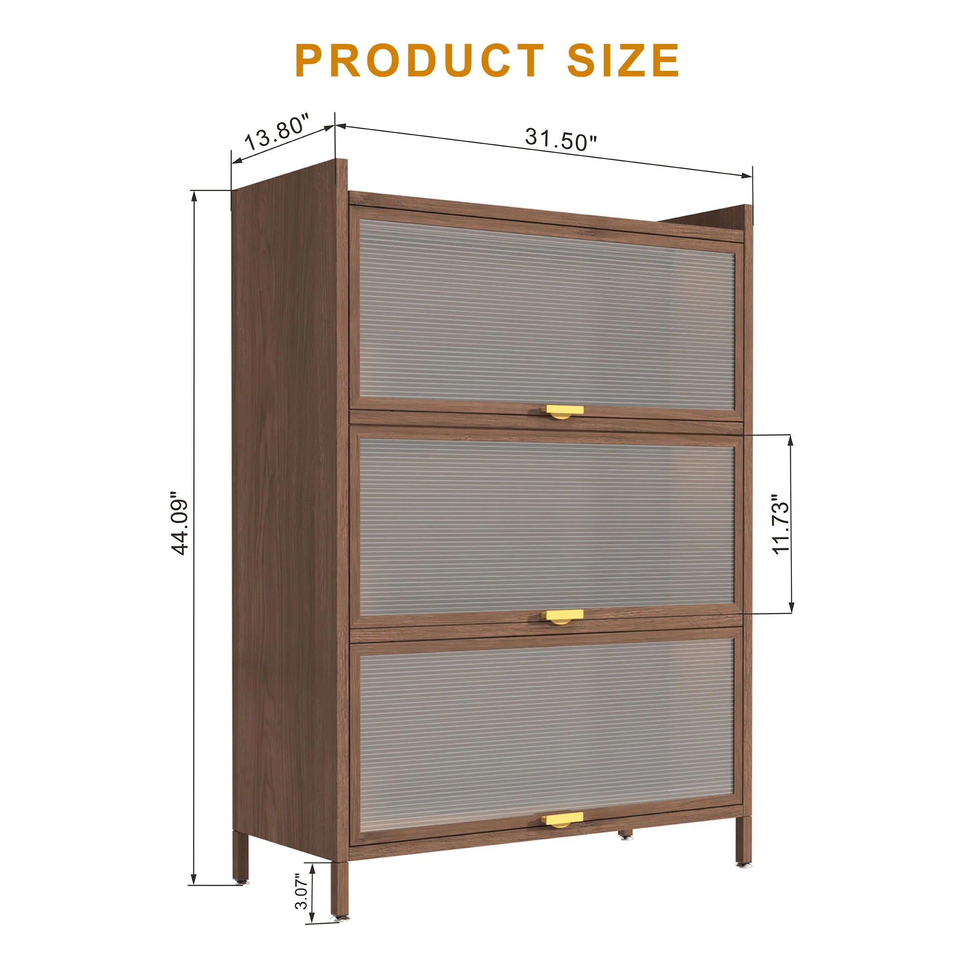 Flip Doors Cabinet, With Ample Storage Space - Image 7