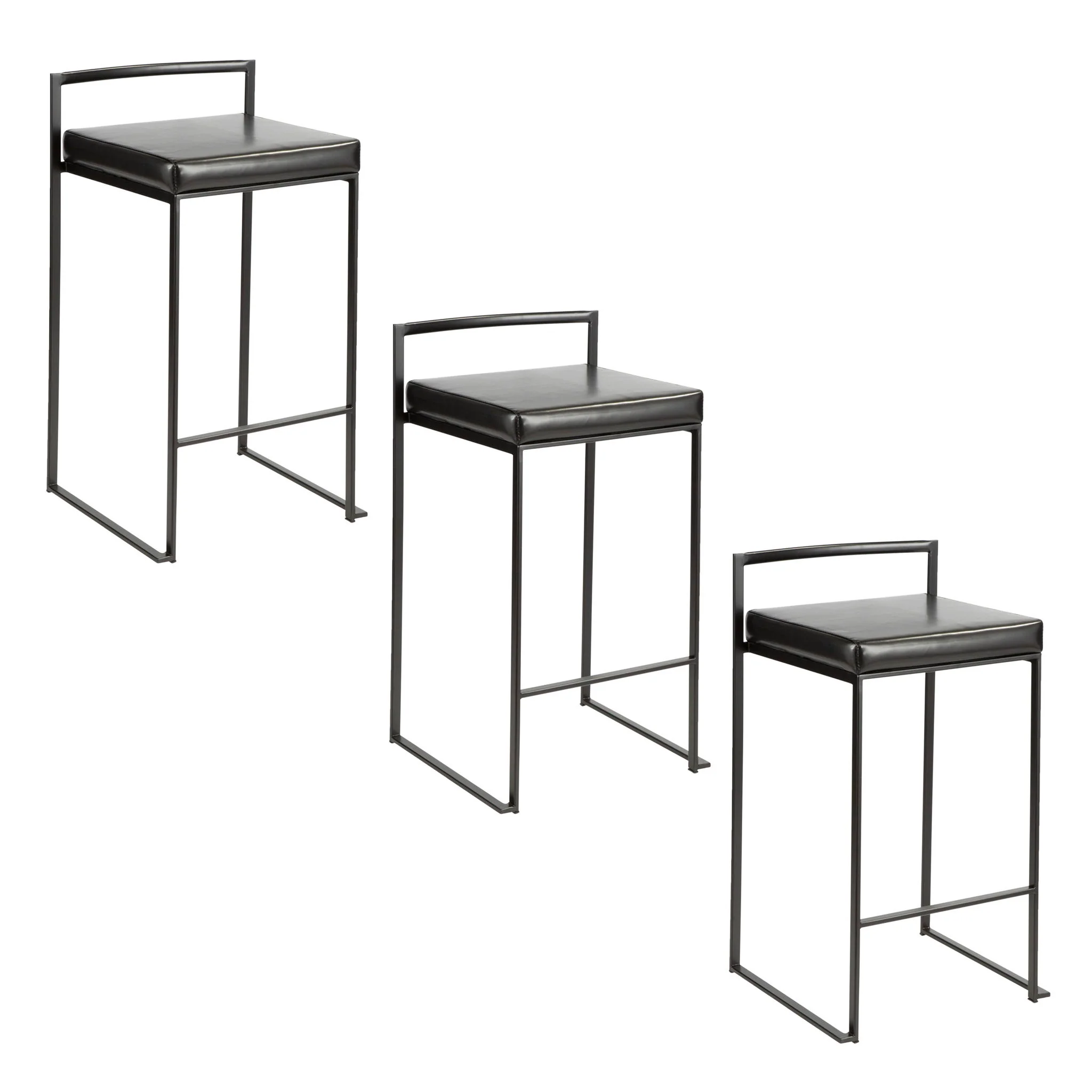 Fuji - Contemporary Style Stackable Counter Stool - Image 4