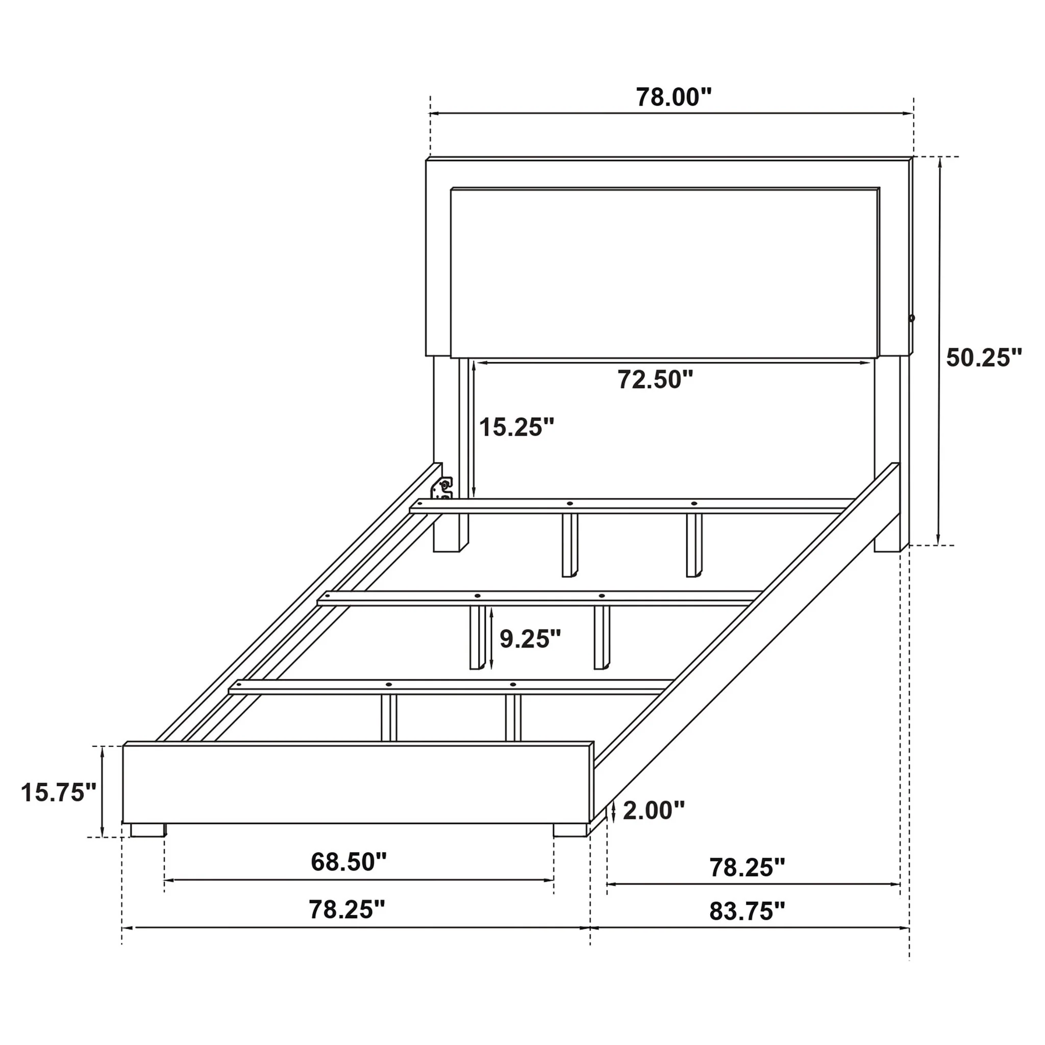 Jeremiah - LED Panel Bed With Touch Controlled Lighting - Image 21