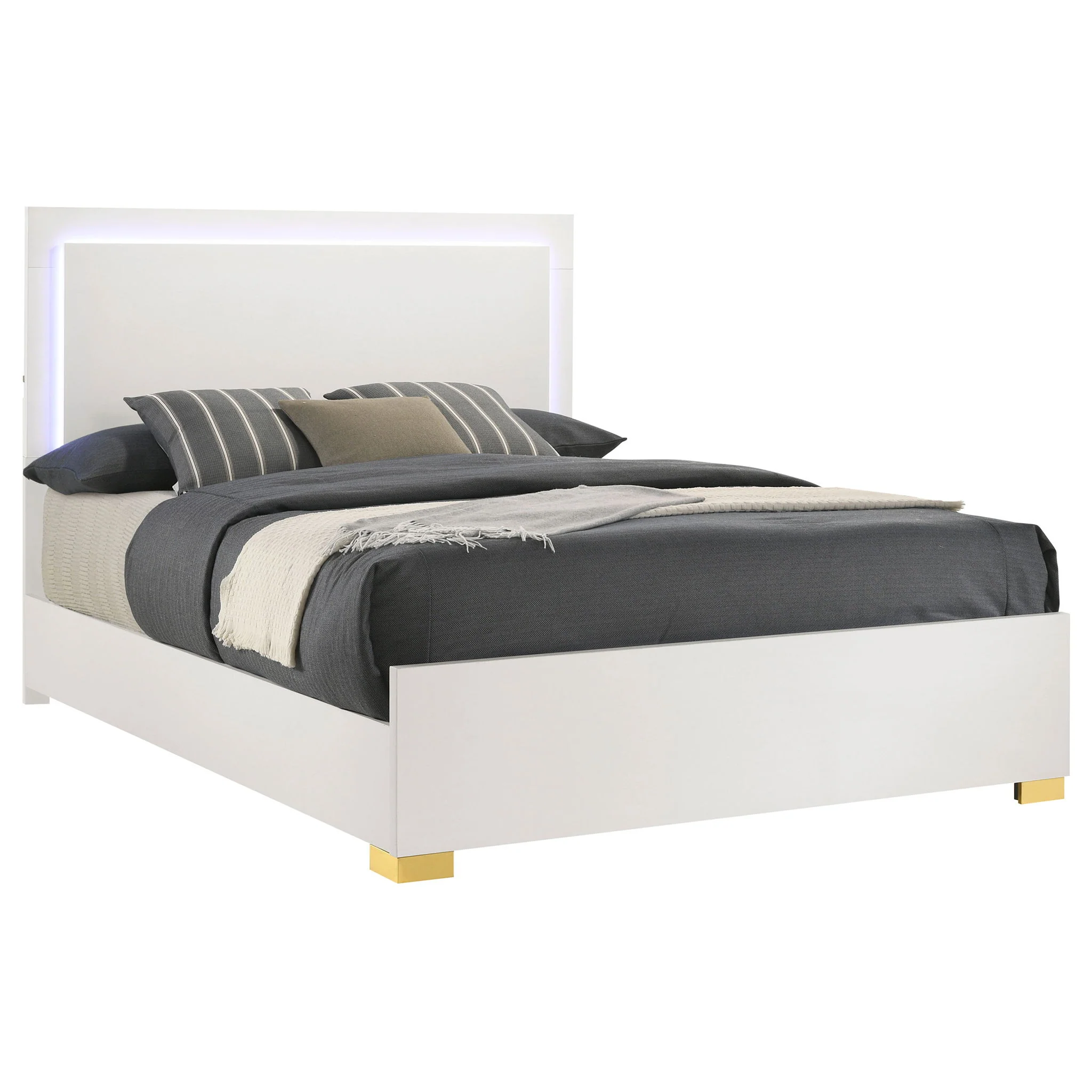 Jeremiah - LED Panel Bed With Touch Controlled Lighting - Image 8