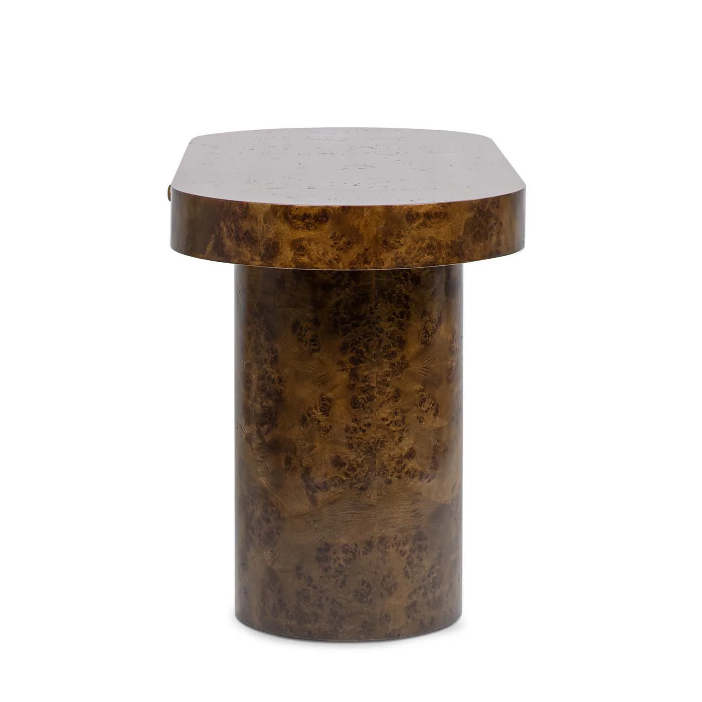 Jesse - Single Drawer Oval Computer Desk - Image 3