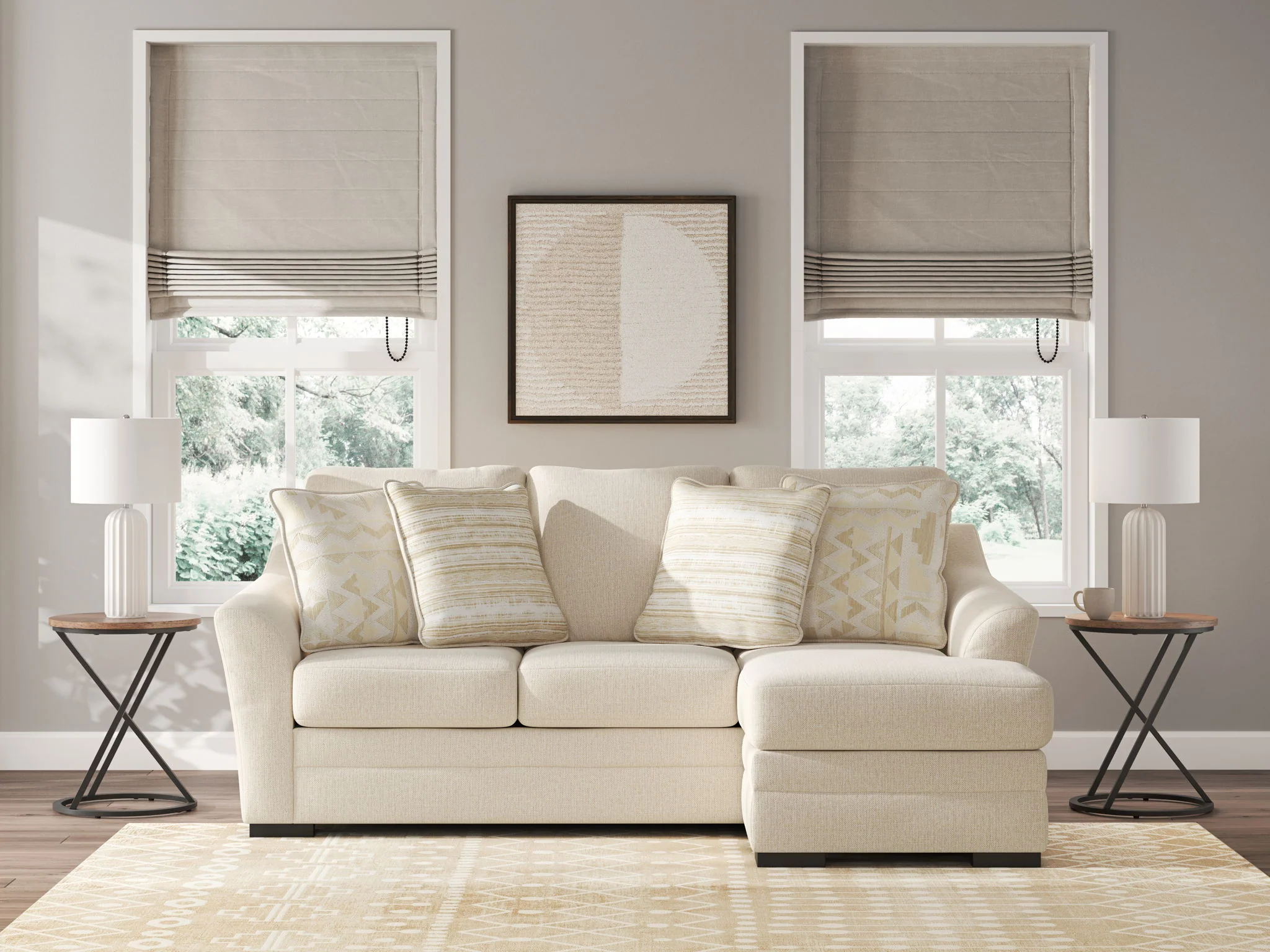 Lango - Queen Sofa Chaise Sleeper - Jute - Image 3