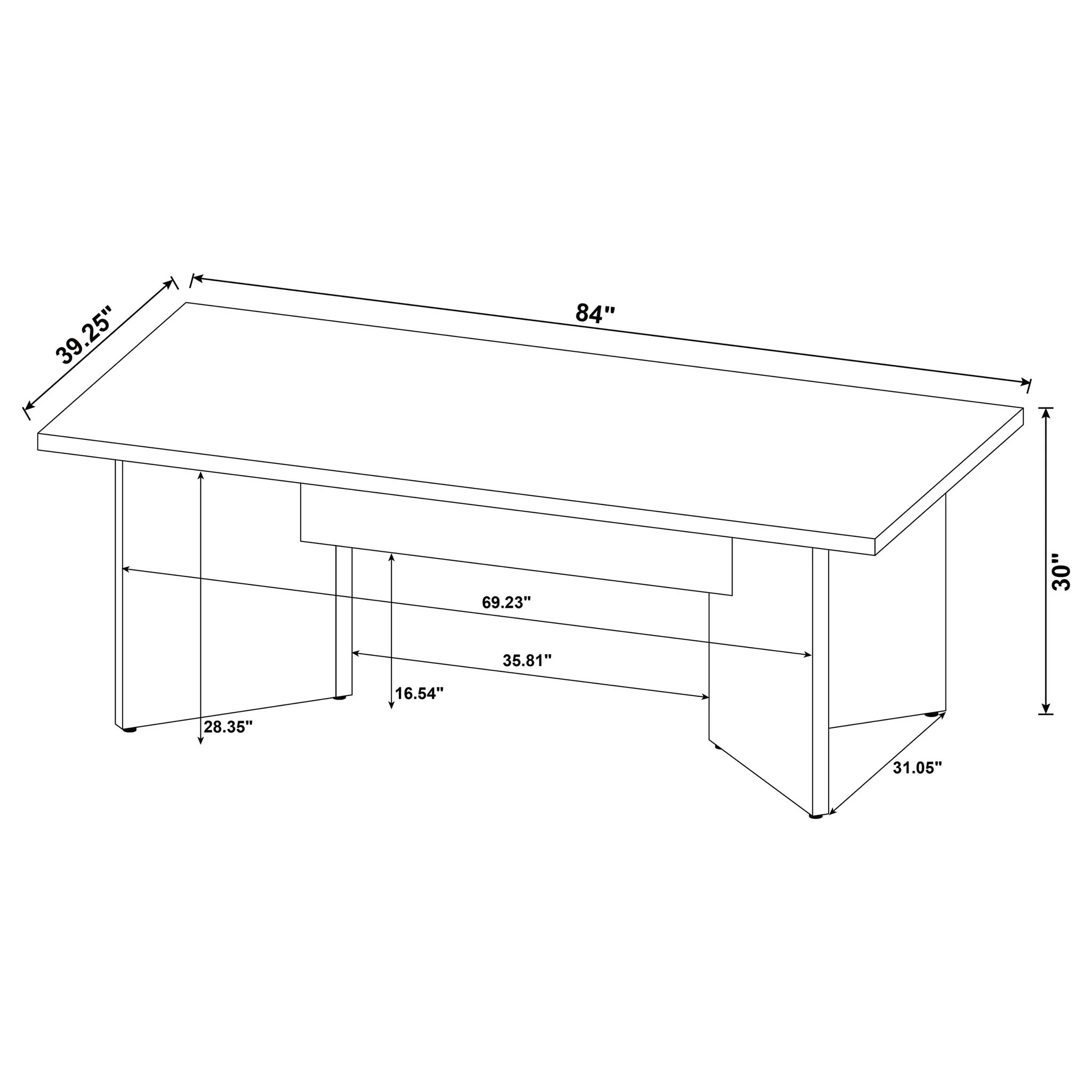 Larrabee - Rectangular Dining Table - Mango Color - Image 4