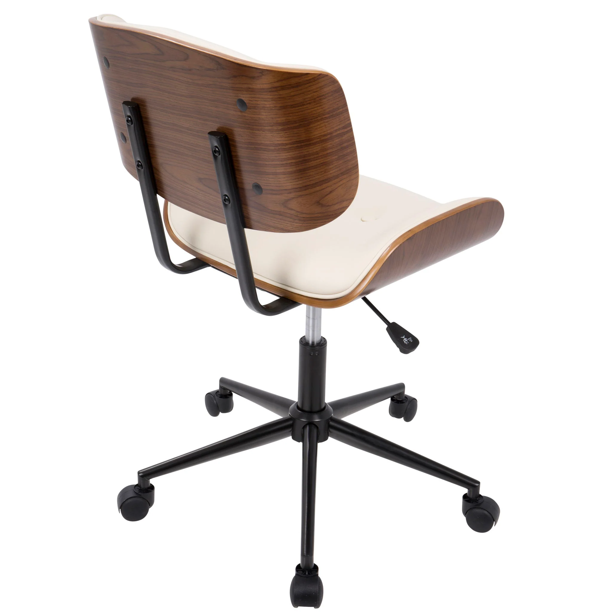 Lombardi - Mid Century Modern Adjustable Office Chair With Swivel - Image 10