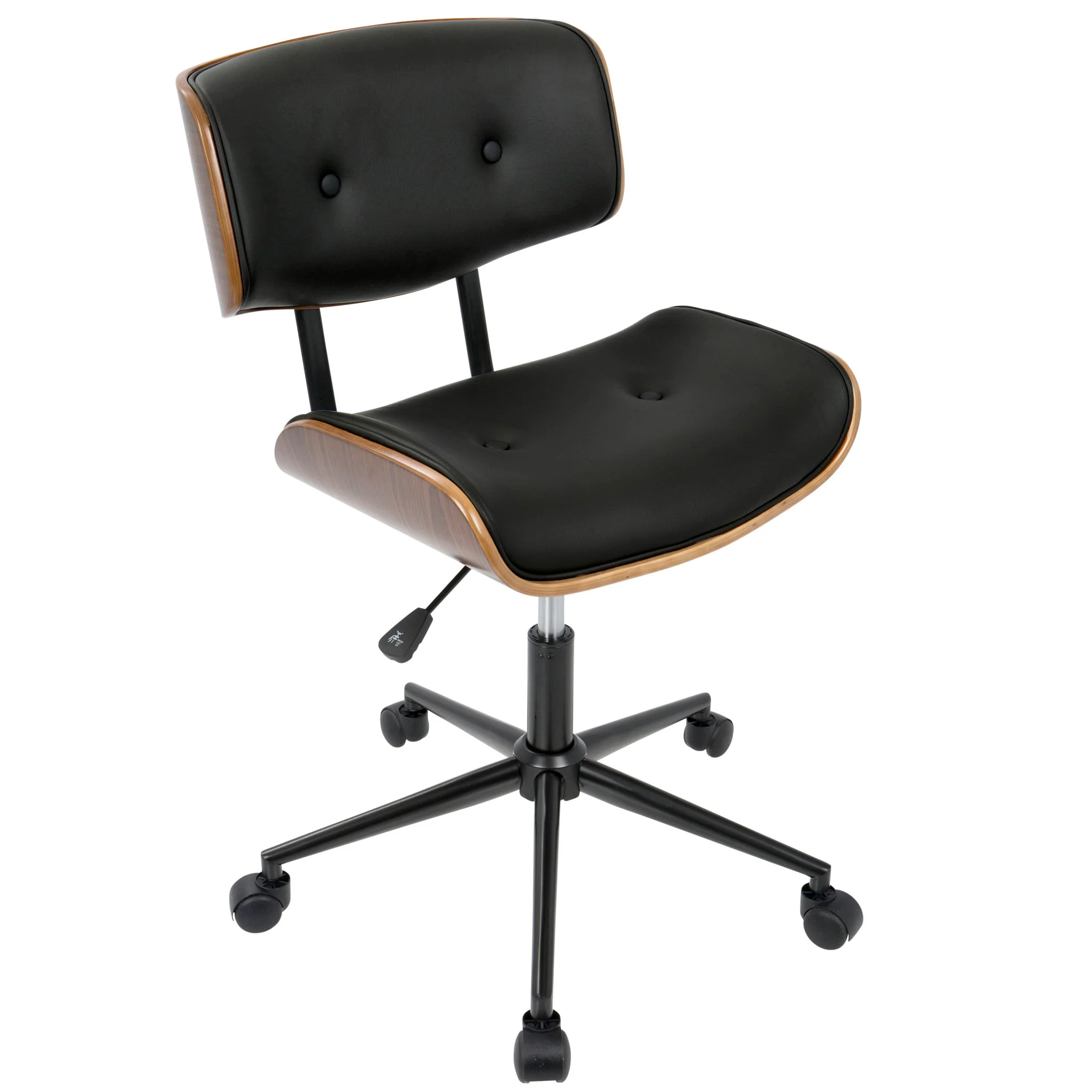 Lombardi - Mid Century Modern Adjustable Office Chair With Swivel - Image 12