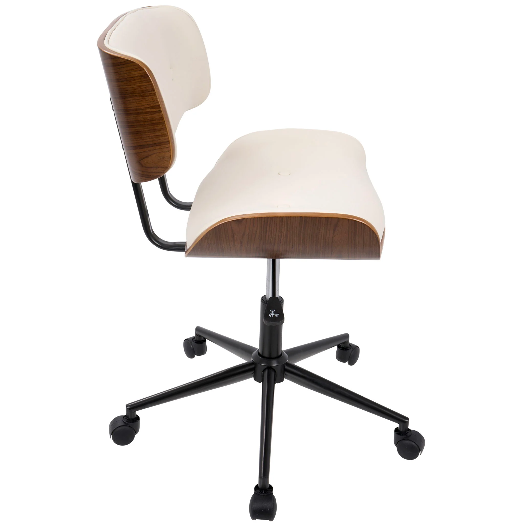 Lombardi - Mid Century Modern Adjustable Office Chair With Swivel - Image 6