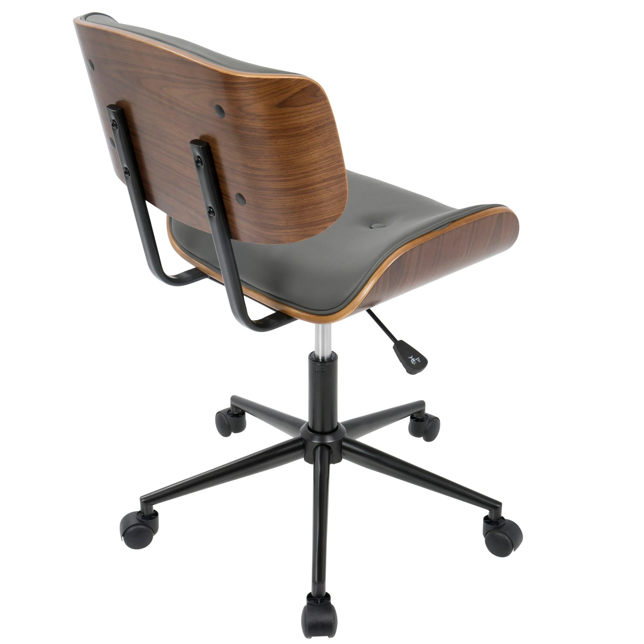 Lombardi - Mid Century Modern Adjustable Office Chair With Swivel - Image 8