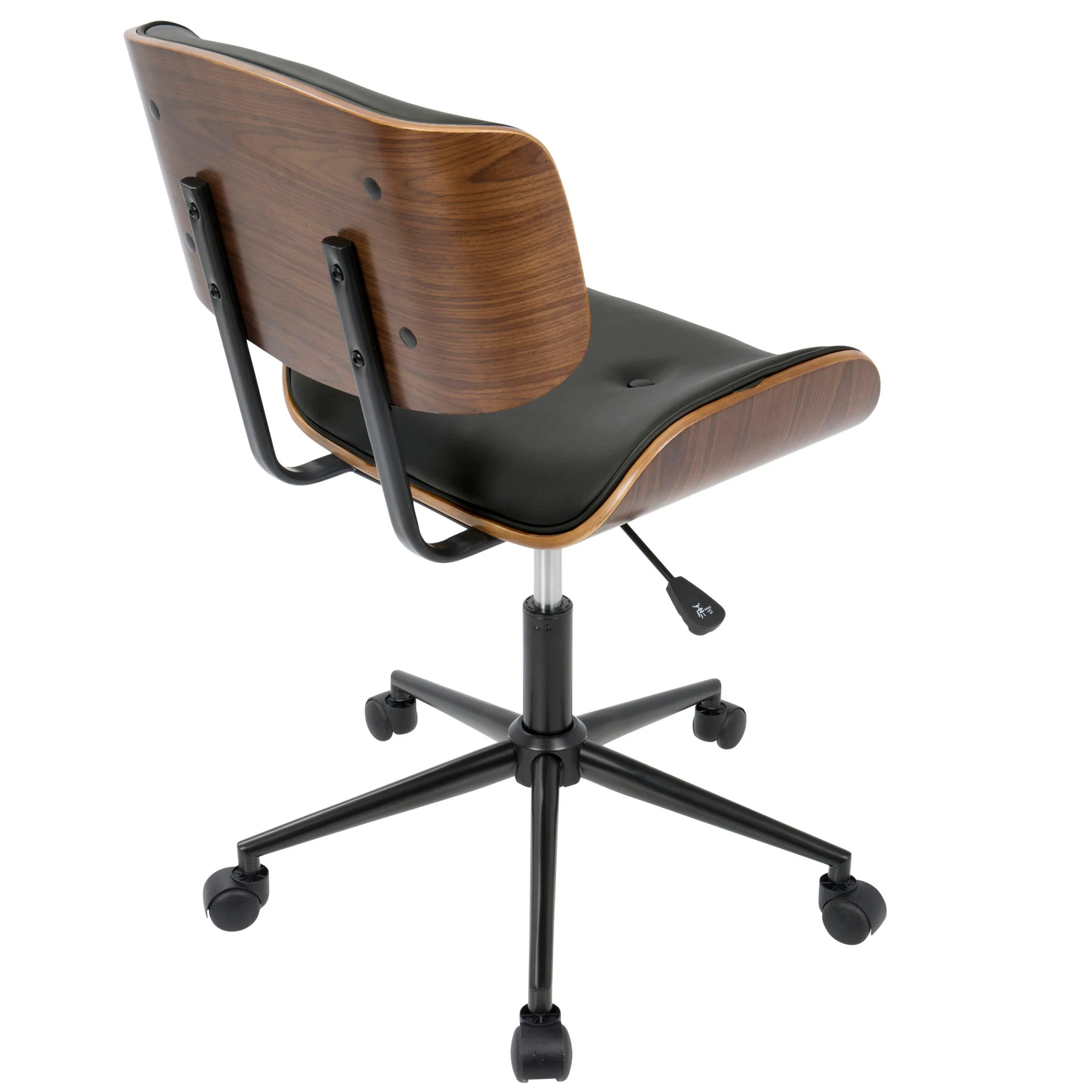 Lombardi - Mid Century Modern Adjustable Office Chair With Swivel - Image 9