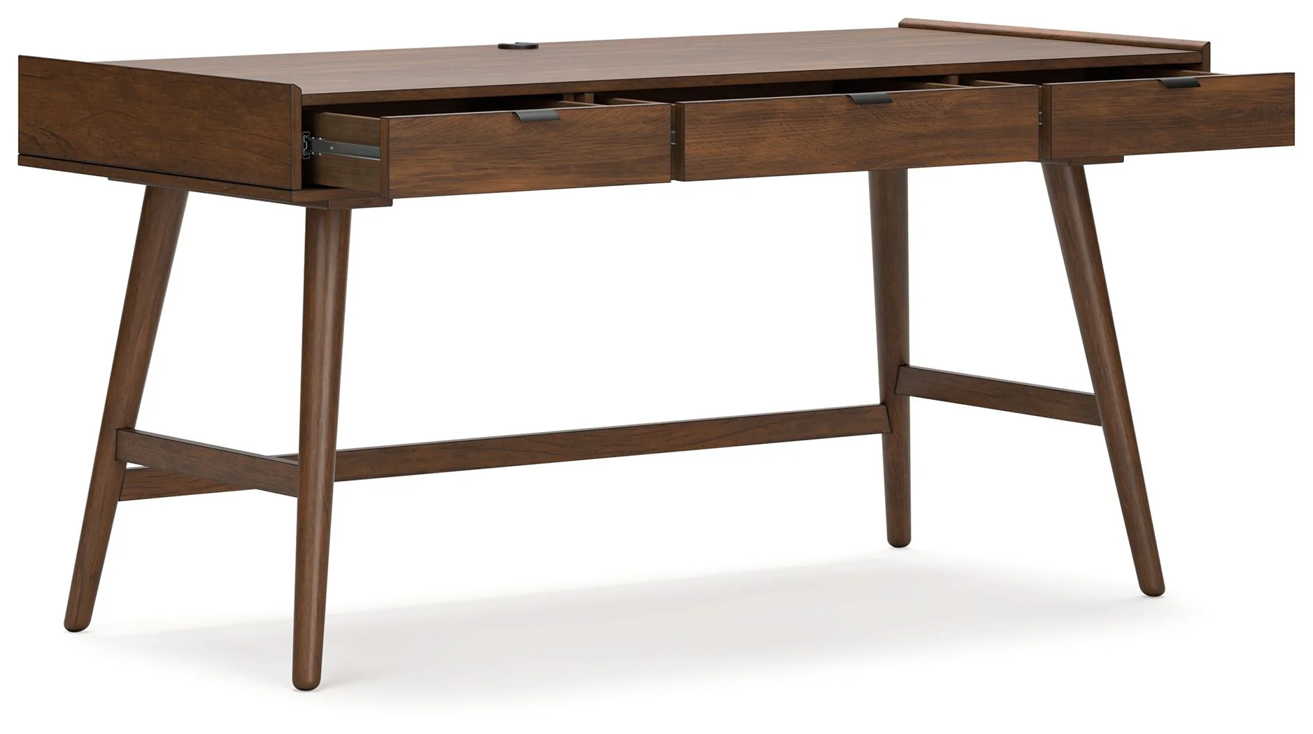 Lyncott - Home Office Desk - Brown - Image 3