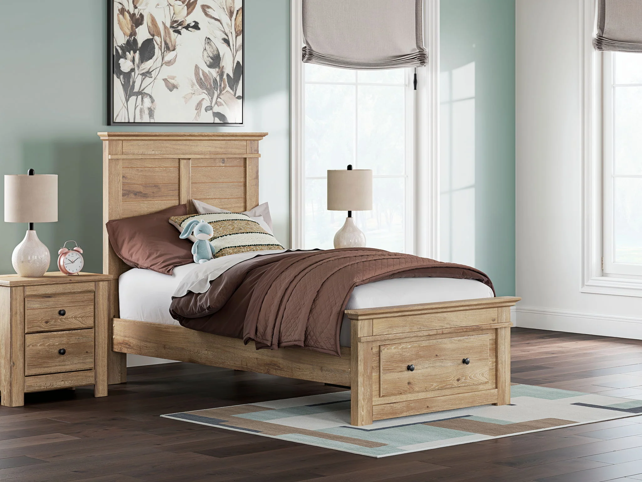 Makidern - Panel Storage Bed With Storage Footboard - Image 19