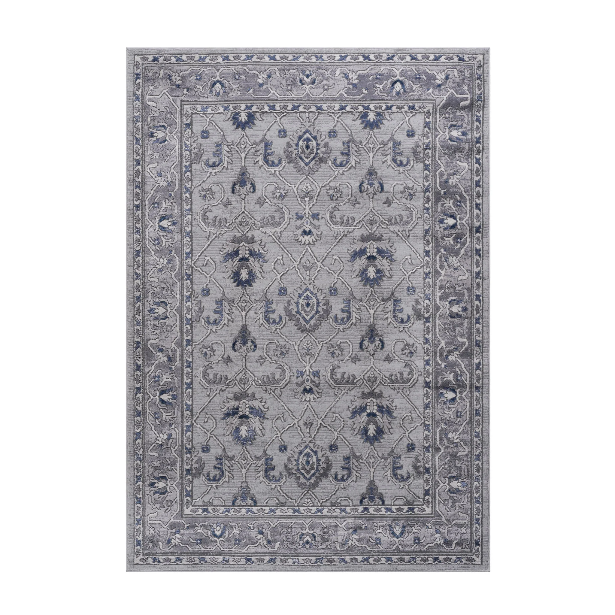 Marfi - 6' X 9' Oriental Area Rug - Gray / Blue - Image 3