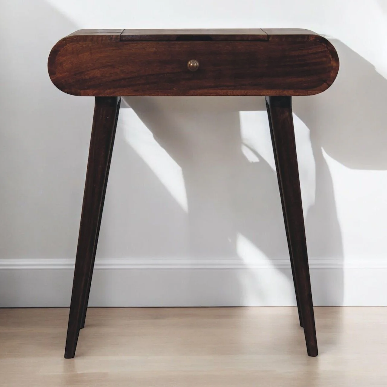 Mini Dressing Table With Foldable Mirror