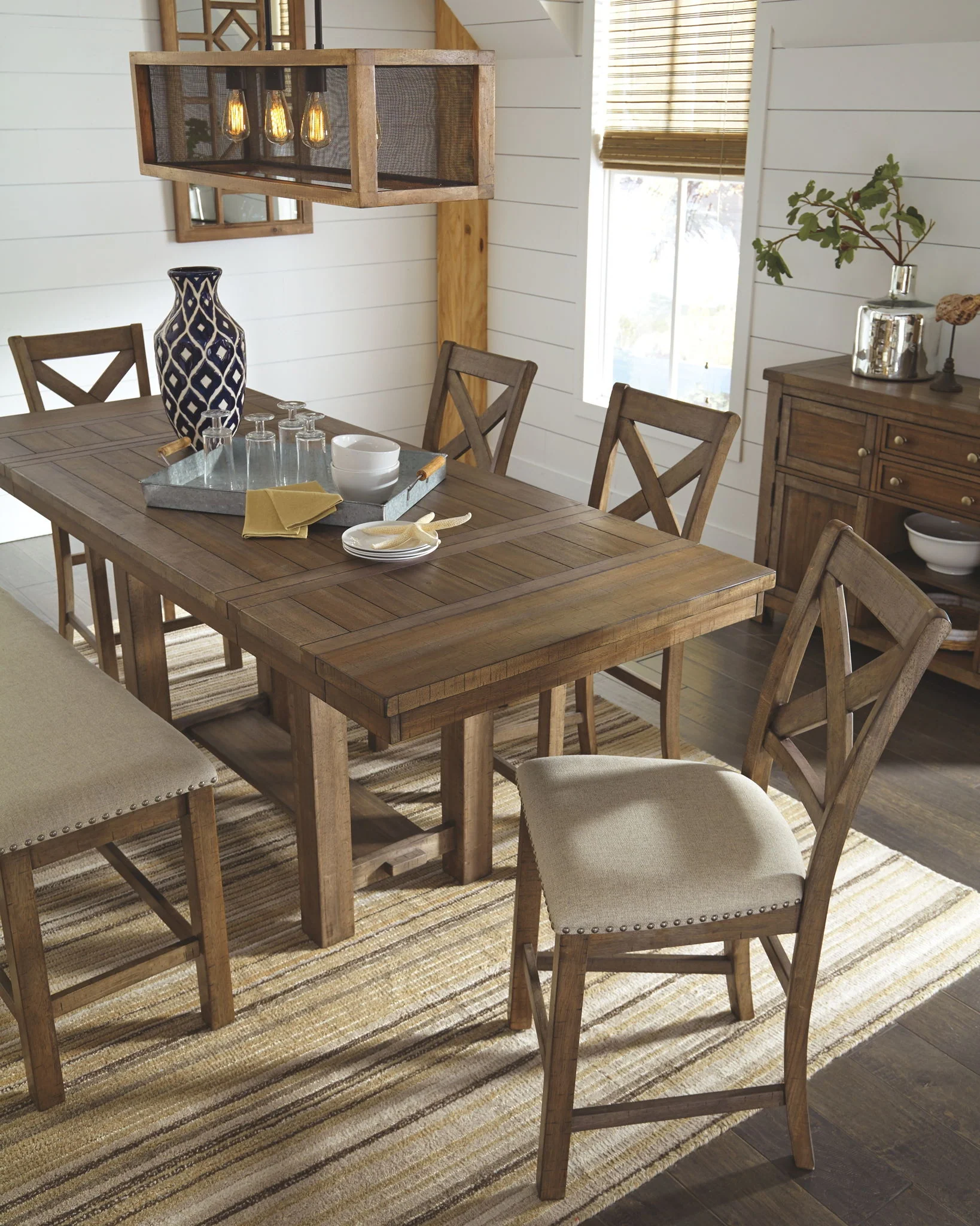 Moriville - Rectangular Dining Table Set - Counter Height - Image 8