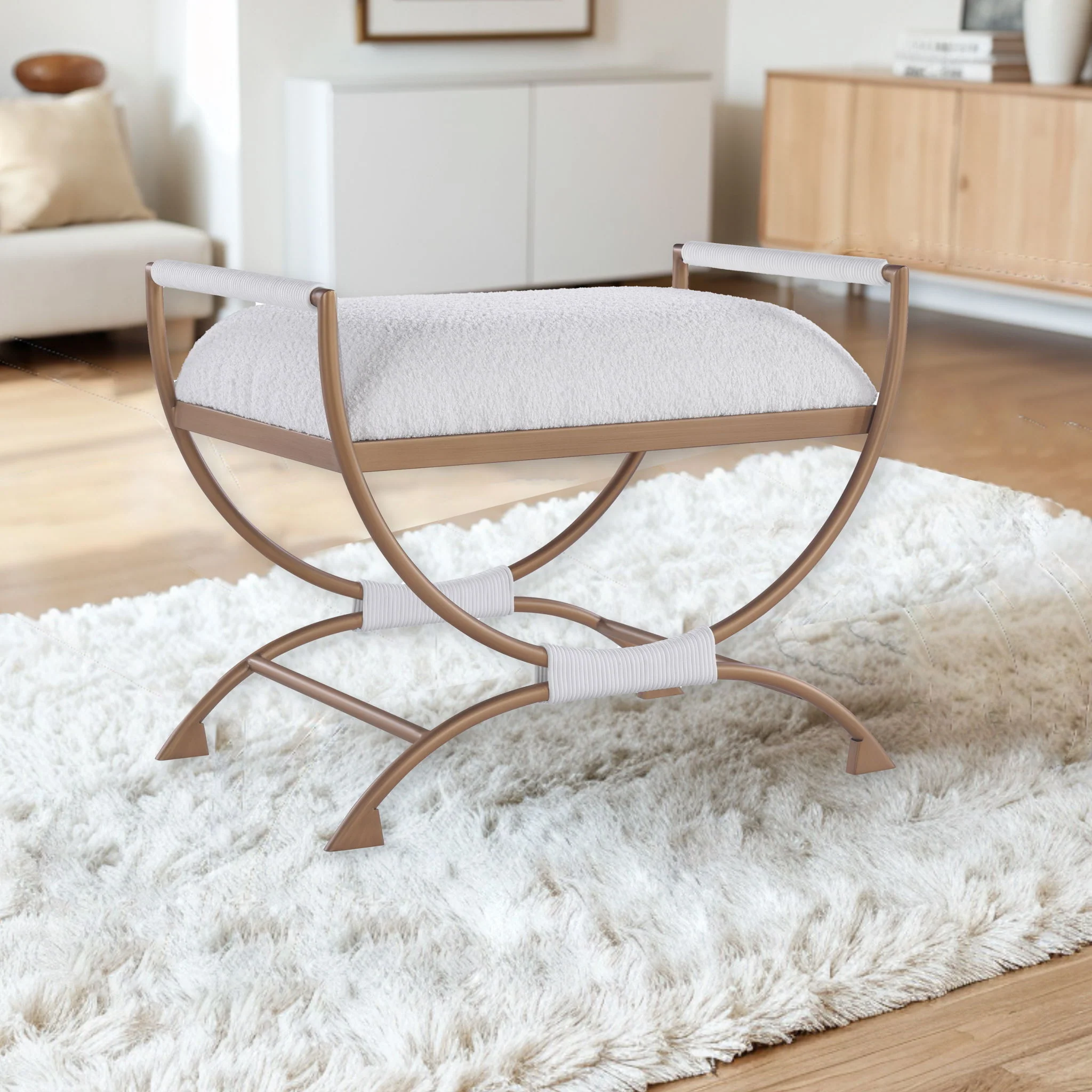 Nora - Bench - White - Image 4