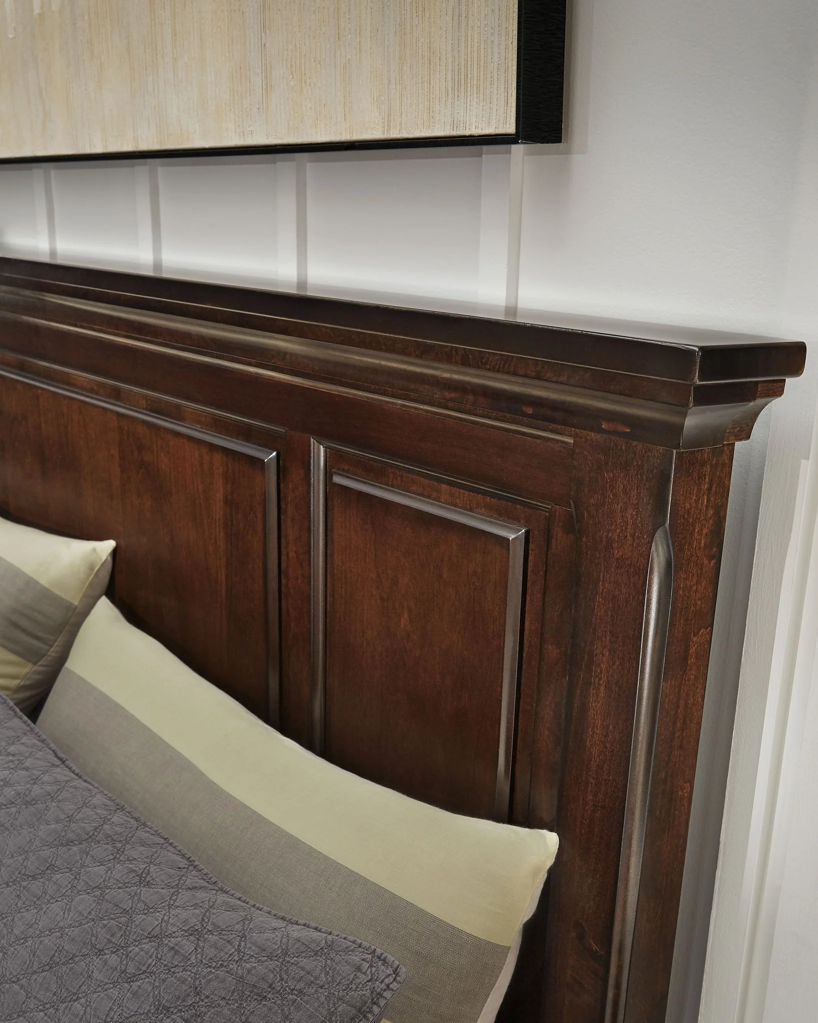 Porter - Queen Panel Headboard - Rustic Brown - Image 4