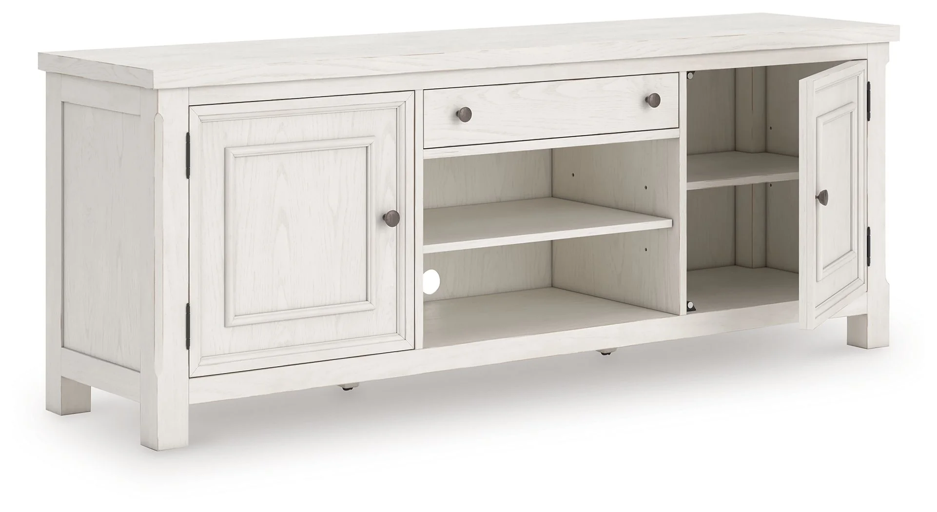 Robbinsdale - Extra Large TV Stand - Antique White - Image 3