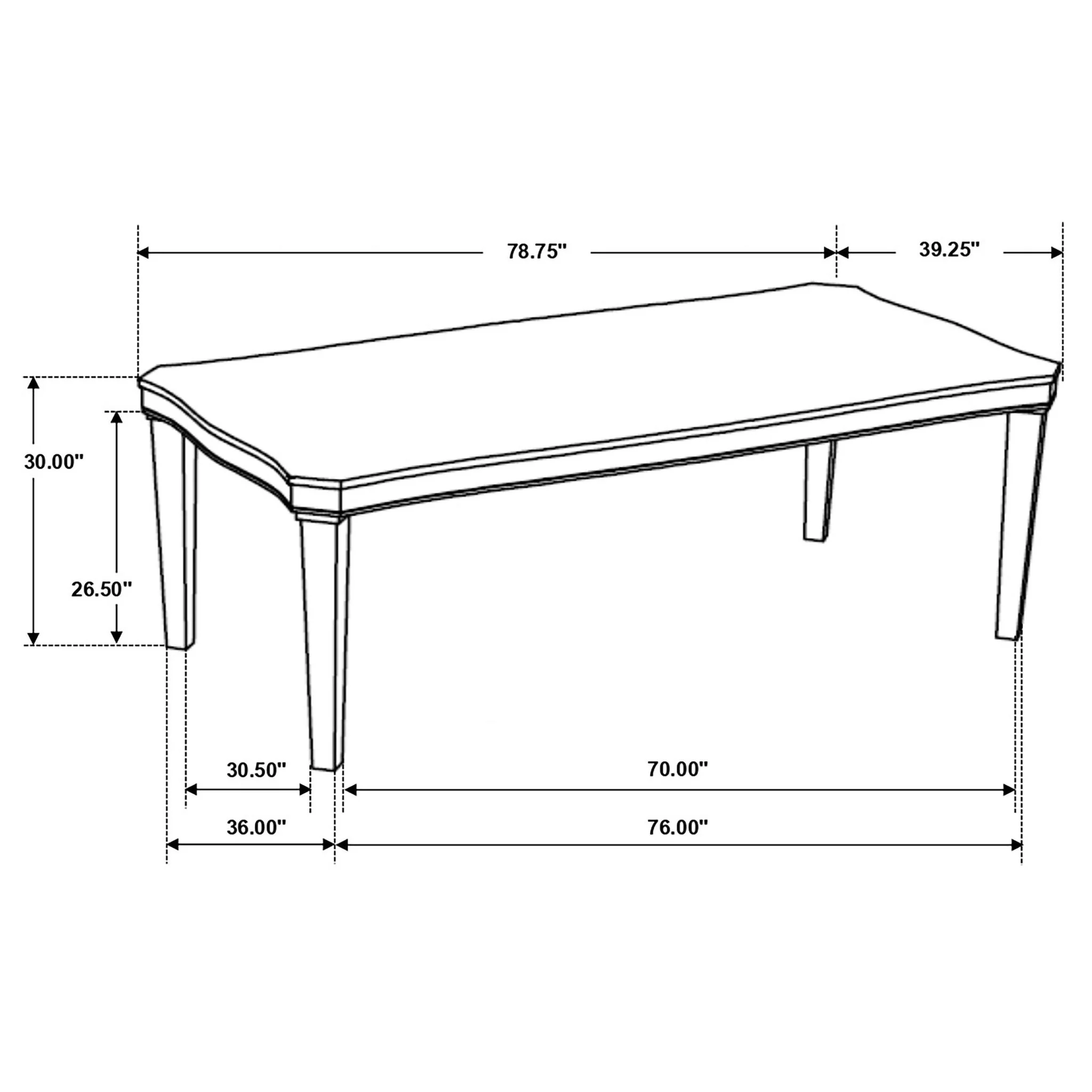 Seaside - Dining Table Dining Set - Rustic - Image 2