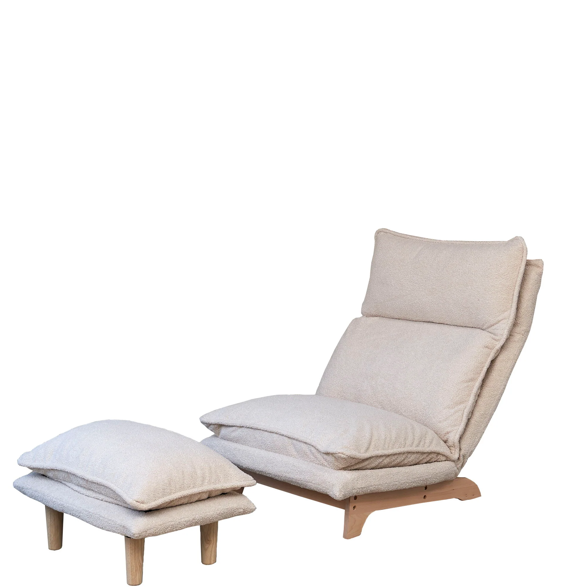 Single Lazy Sofa Chair Leisure Foldable Reclining Chair - Image 2