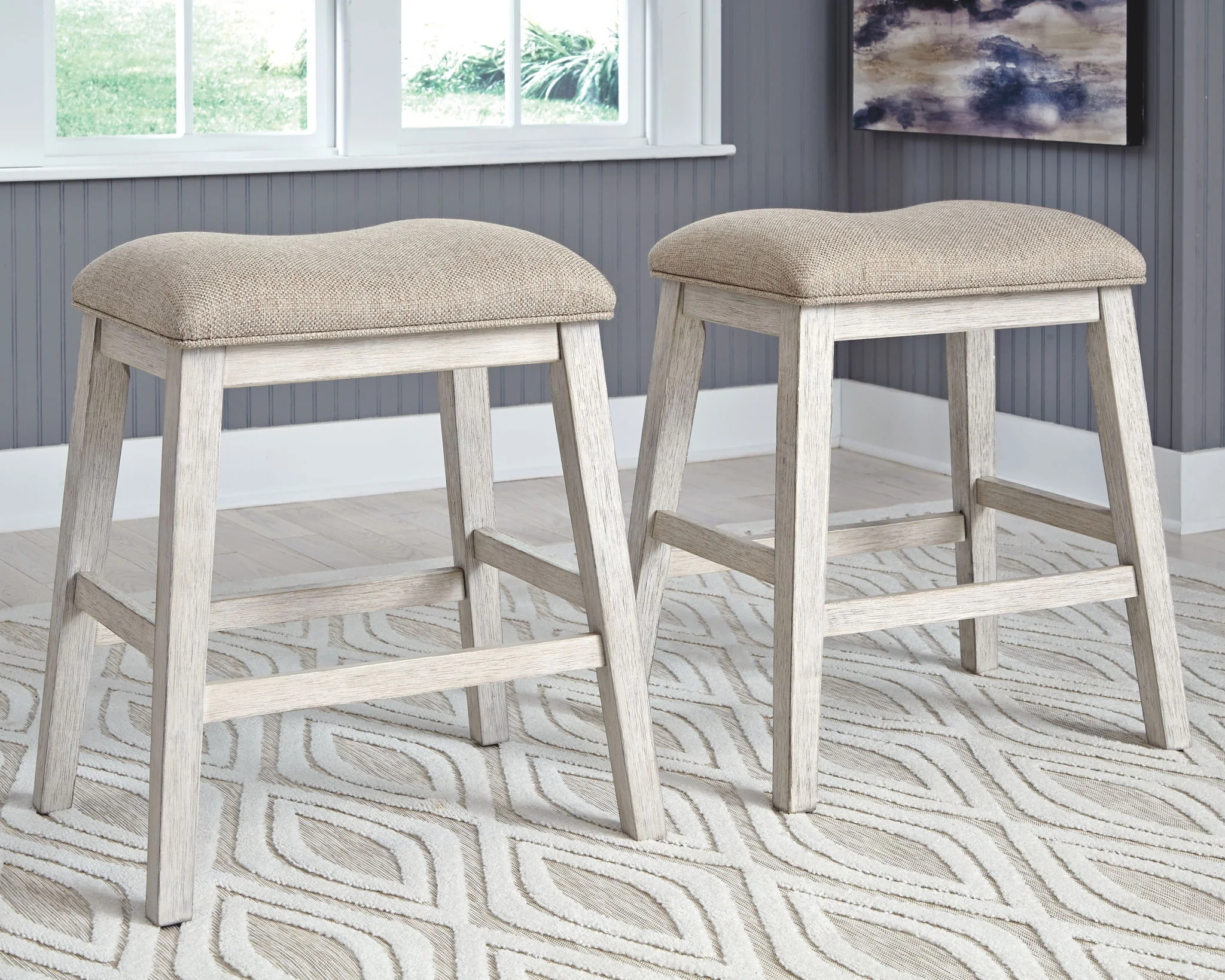 Skempton - Rectangular Counter Table With Storage Set - Image 9
