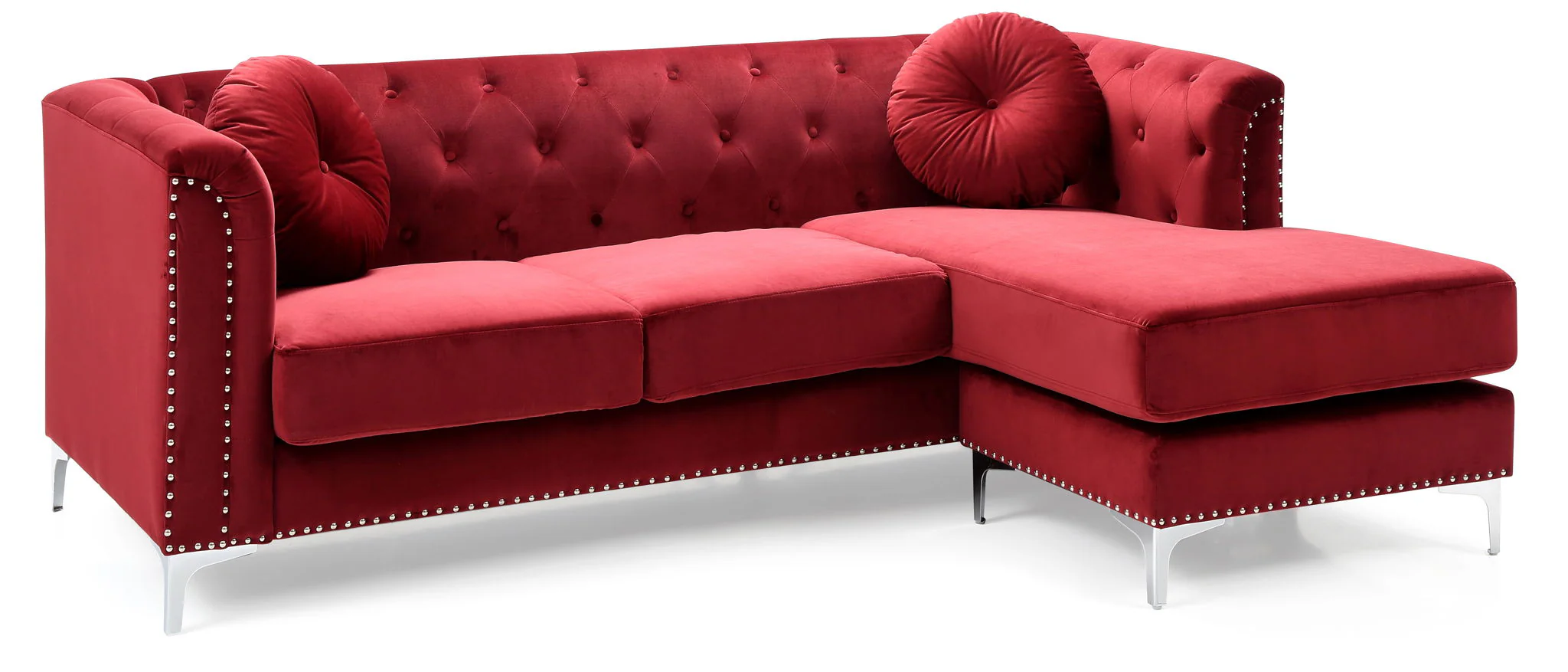 Soft y Micro Suede Sofa Chaise - Image 7