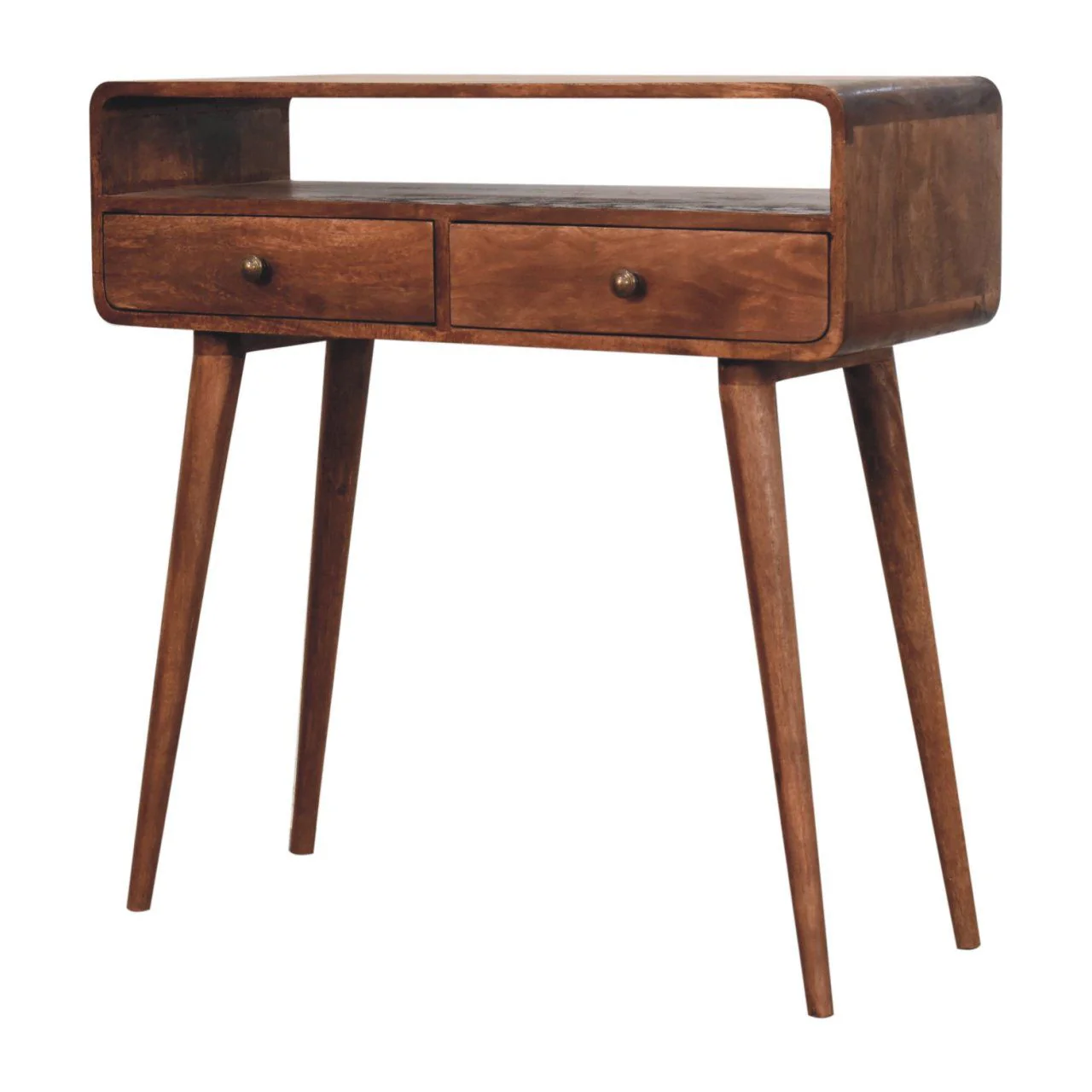 Solid Wood Curved Console Table - Image 13