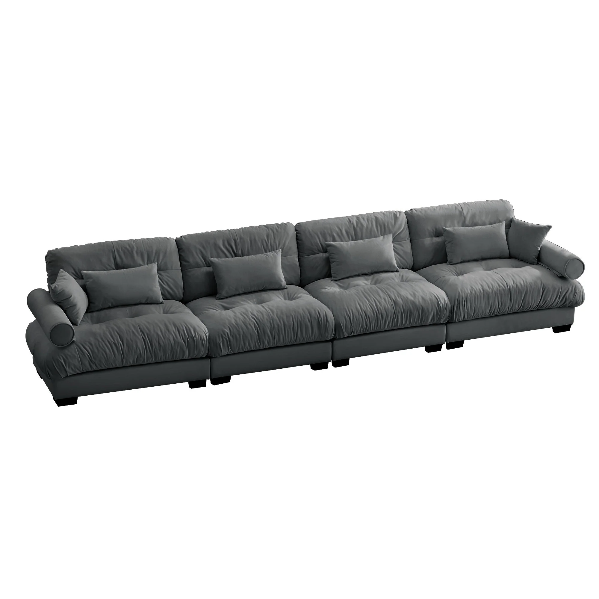 Super Comfort Oversized Modular Sectional Sofa, Deep Seat Convertible L Shaped Couch - Image 3