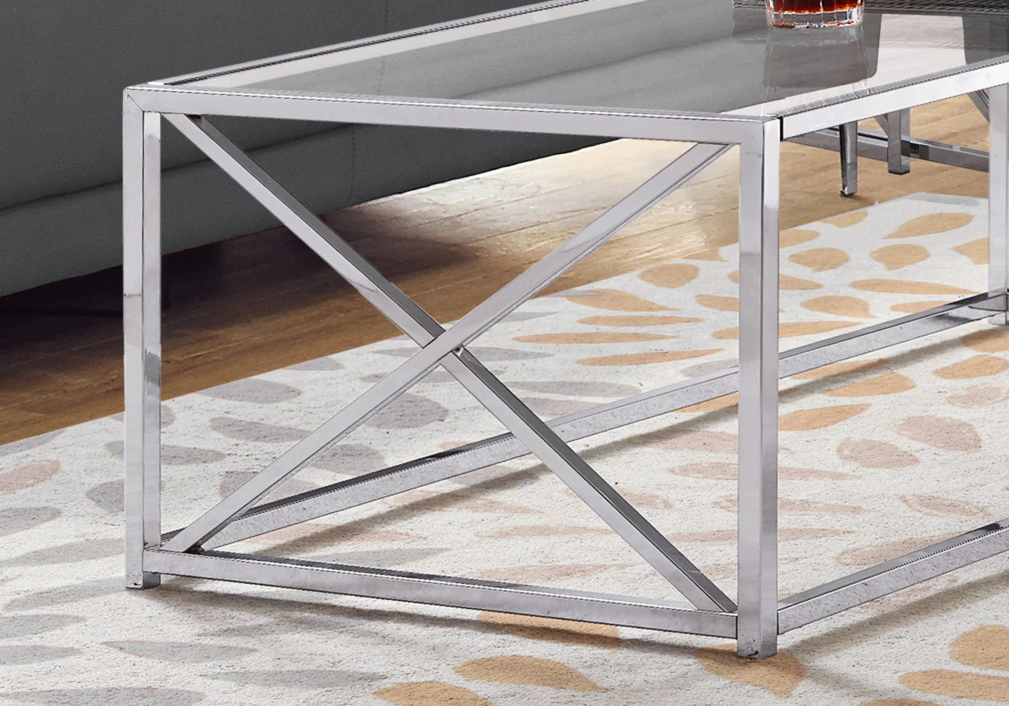 Table, Rectangular, Contemporary & Modern - Chrome - Image 2