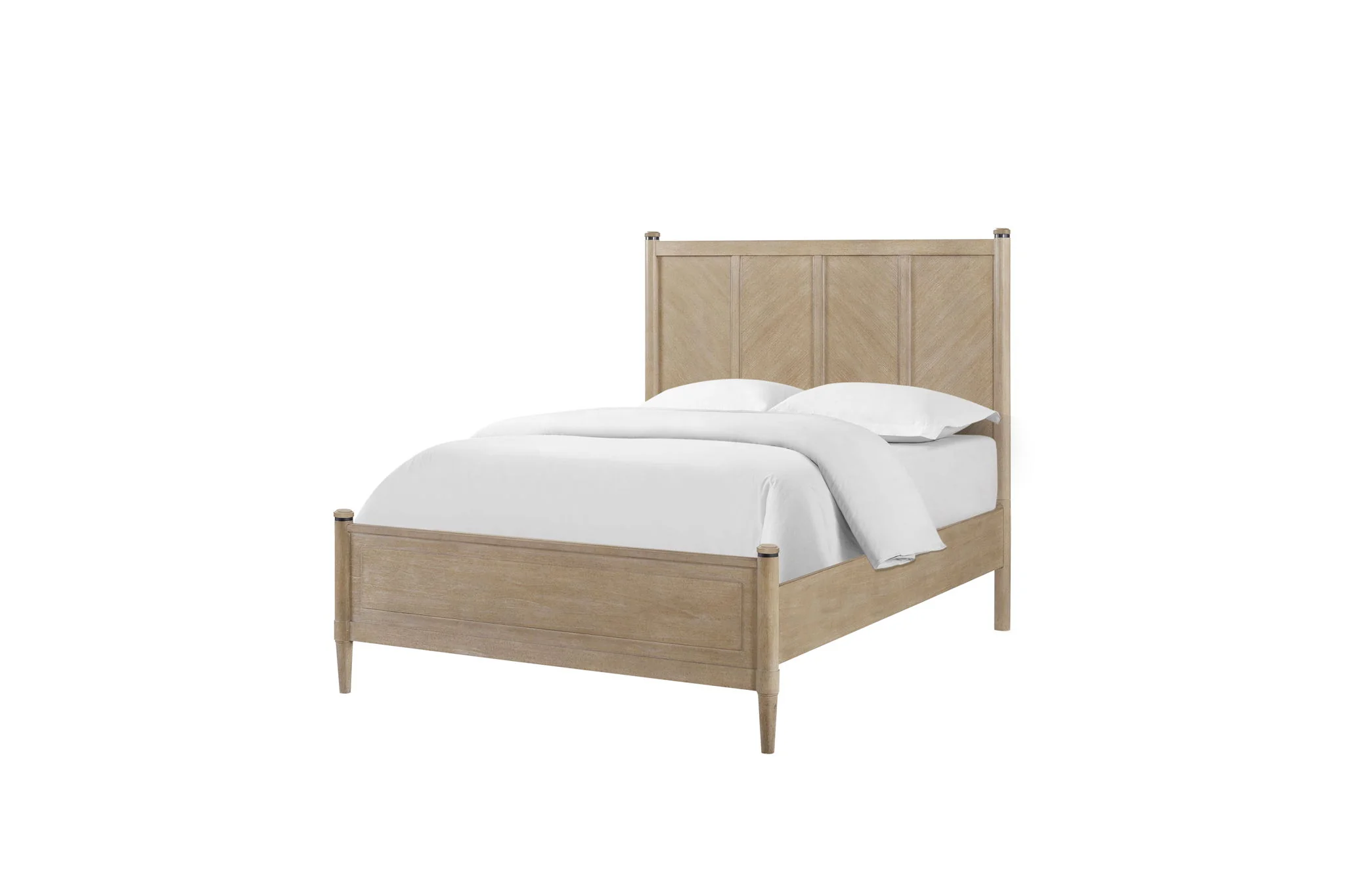Transitional Style Lo-Post Bed - Image 3