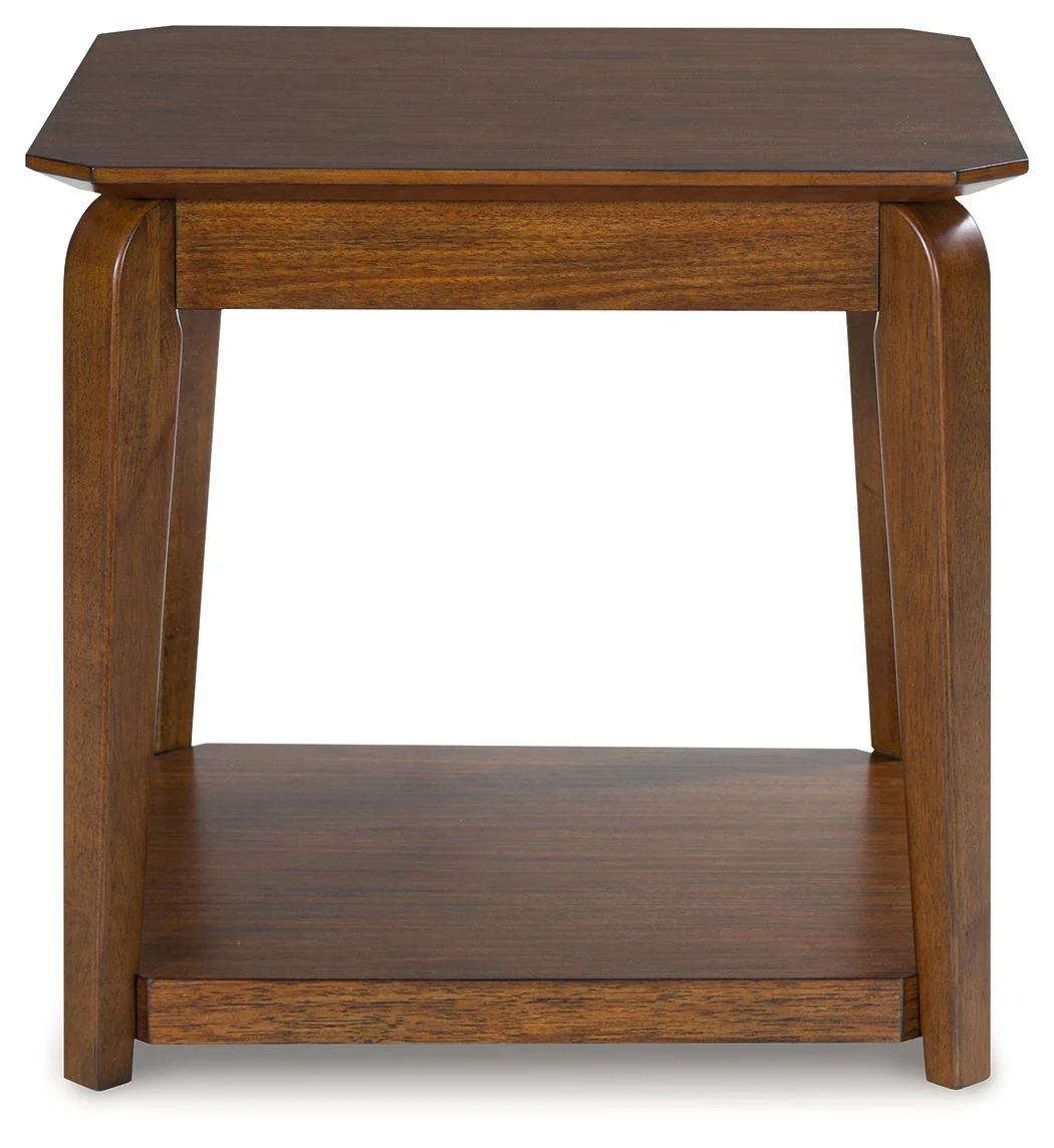 Trenmour - Square End Table - Medium Brown - Image 2