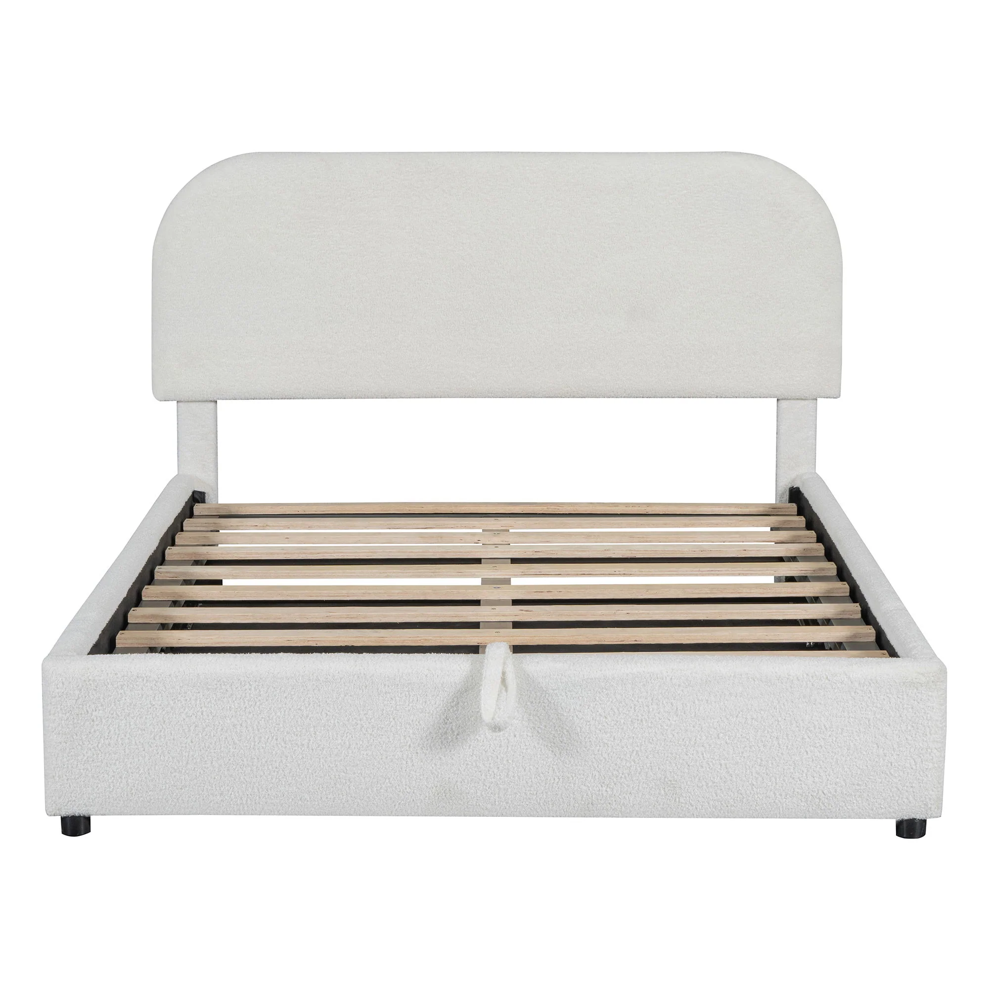 Upholstered Platform Bed With Hydraulic Storage System - Image 15