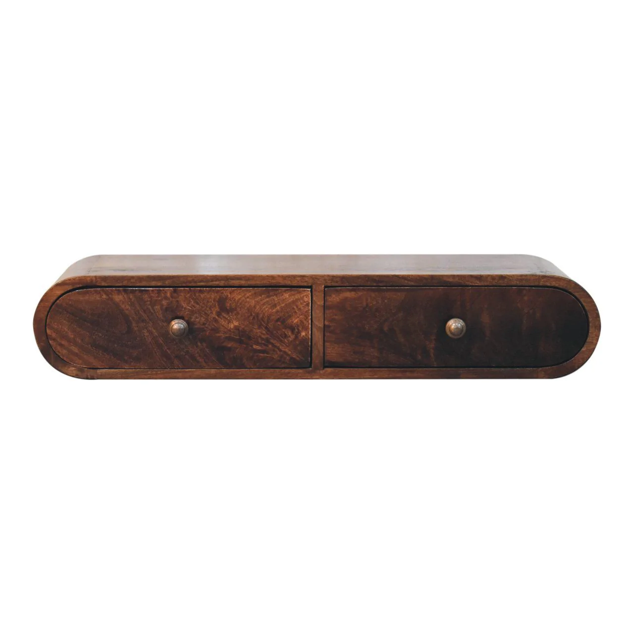 Wall Mounted Console Table - Walnut - Image 3