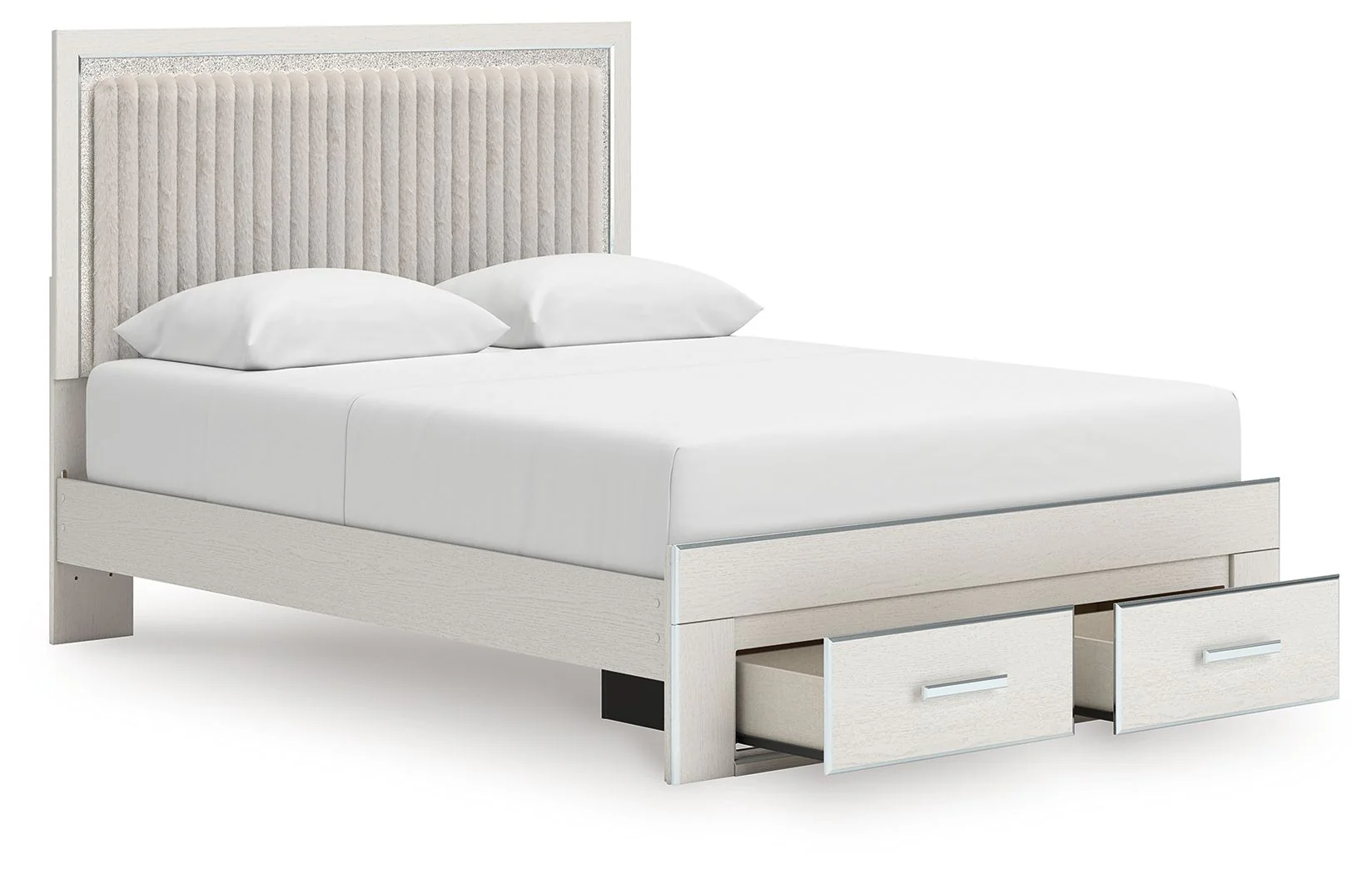Zuraleus - Upholstered Panel Platform Storage Bed - Image 5